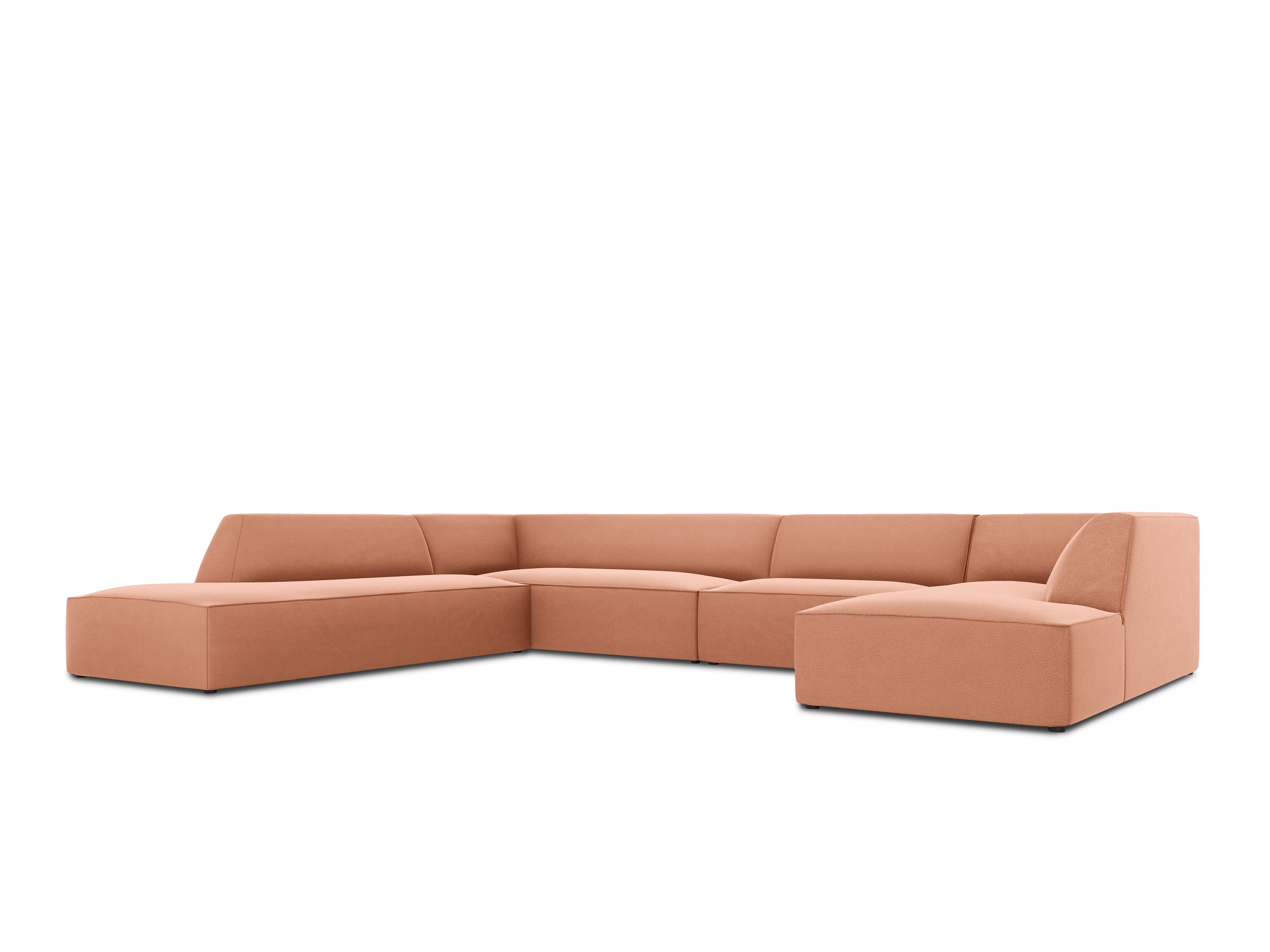 Ecksofa Ruby, 7 Sitze, 366x273cm, Material: Samt