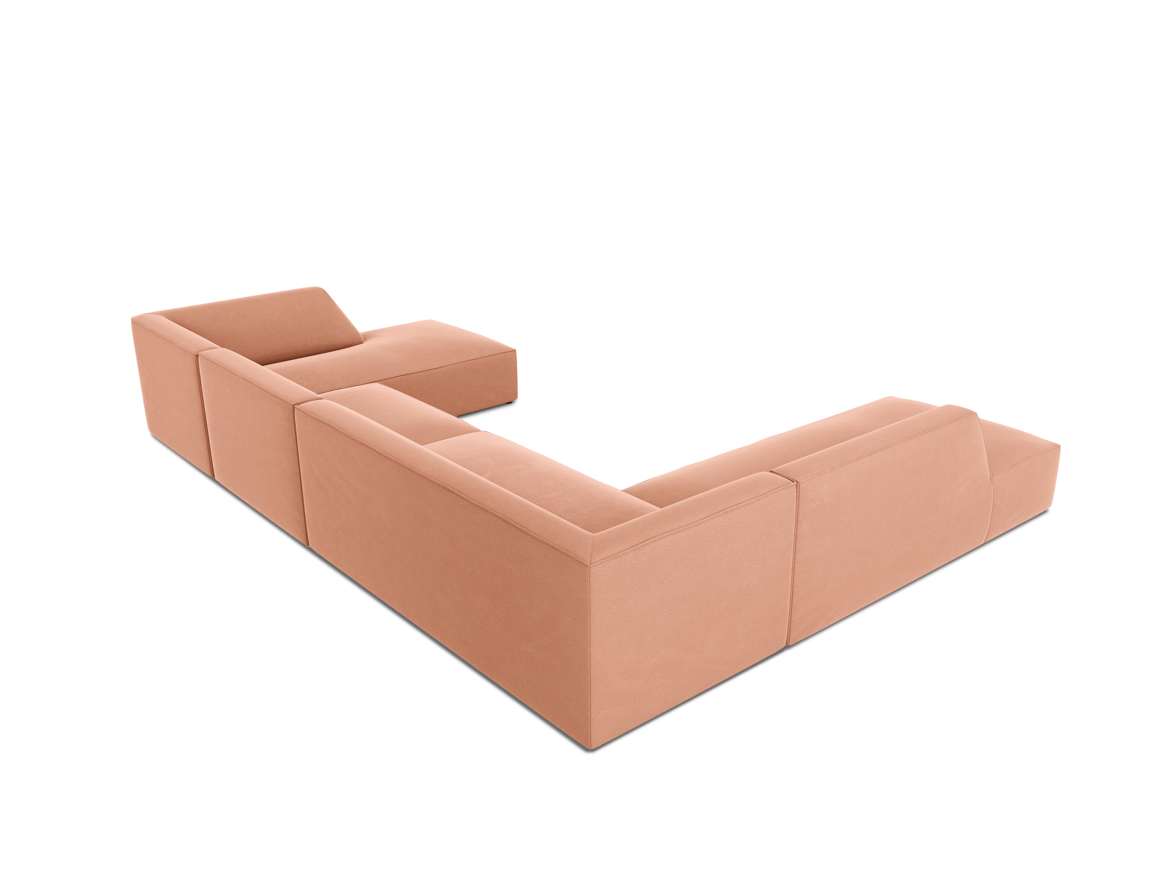 Ecksofa Ruby, 7 Sitze, 366x273cm, Material: Samt