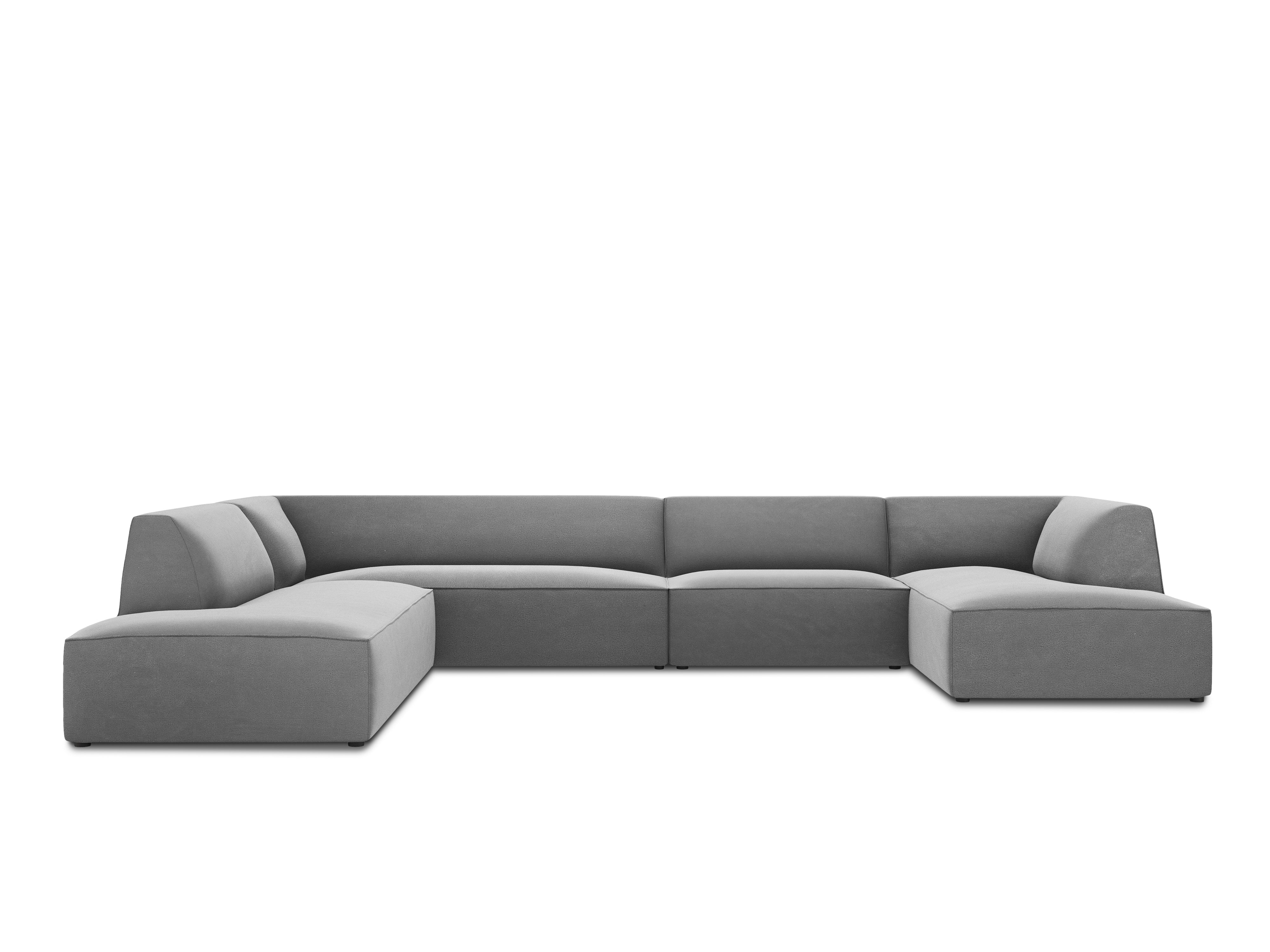Ecksofa Ruby, 7 Sitze, 366x273cm, Material: Samt