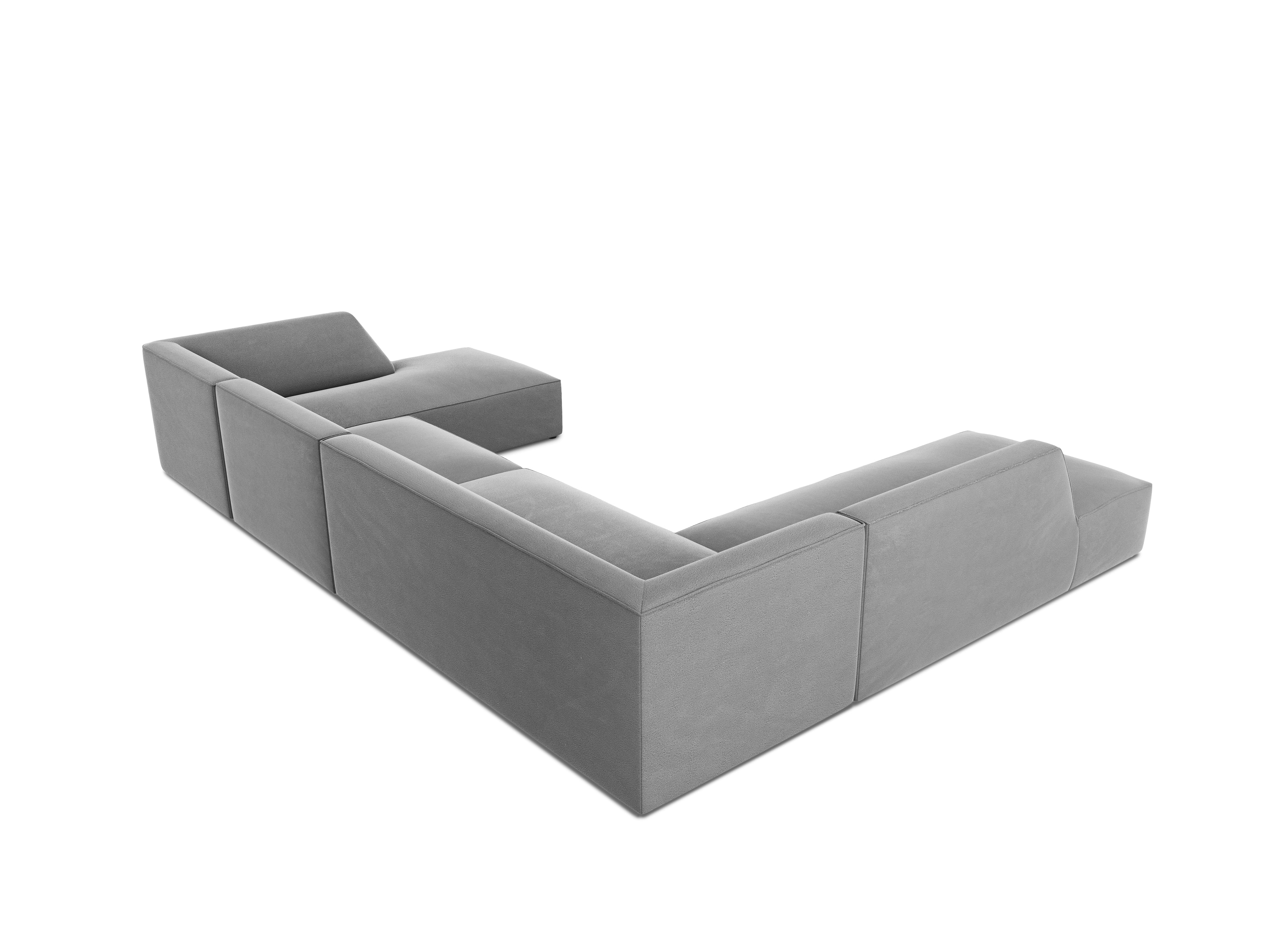 Ecksofa Ruby, 7 Sitze, 366x273cm, Material: Samt