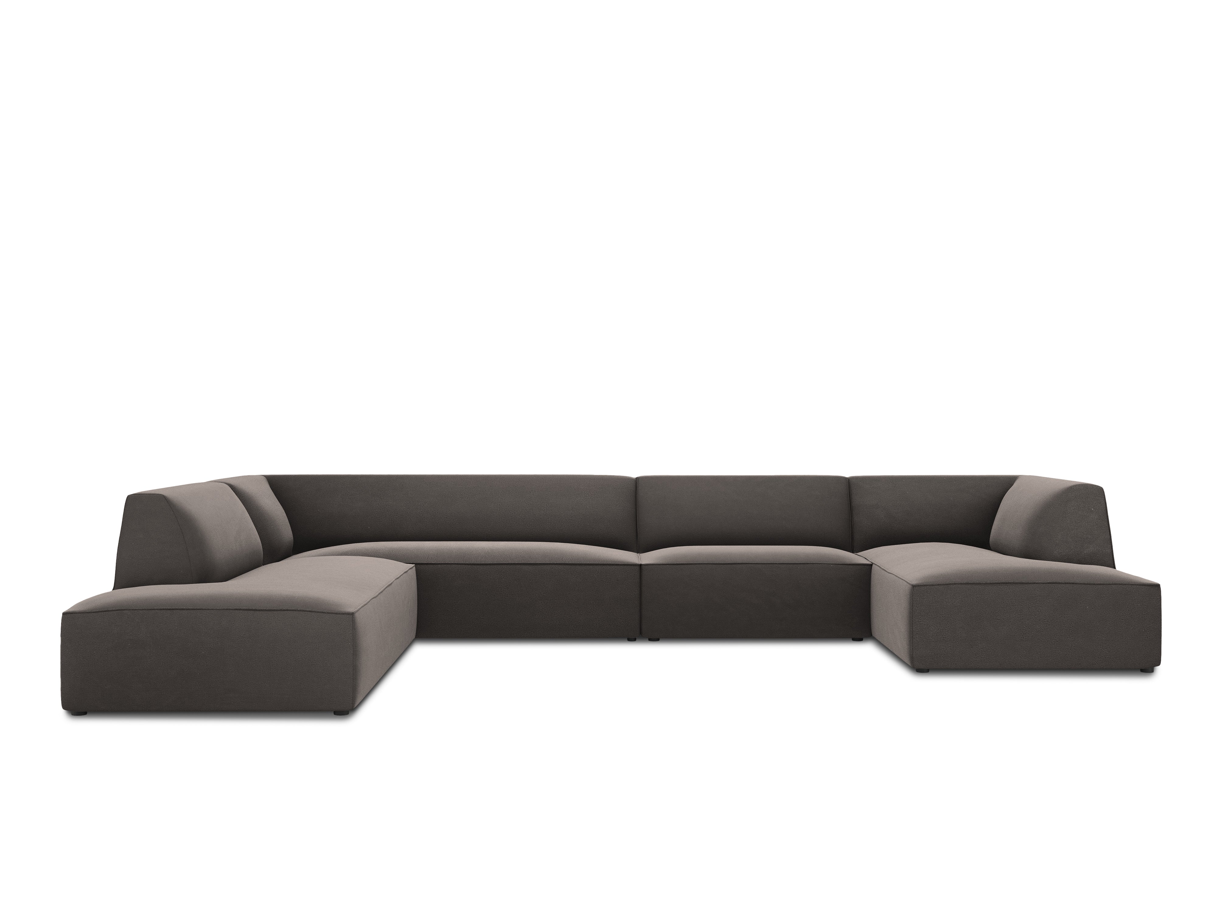 Ecksofa Ruby, 7 Sitze, 366x273cm, Material: Samt
