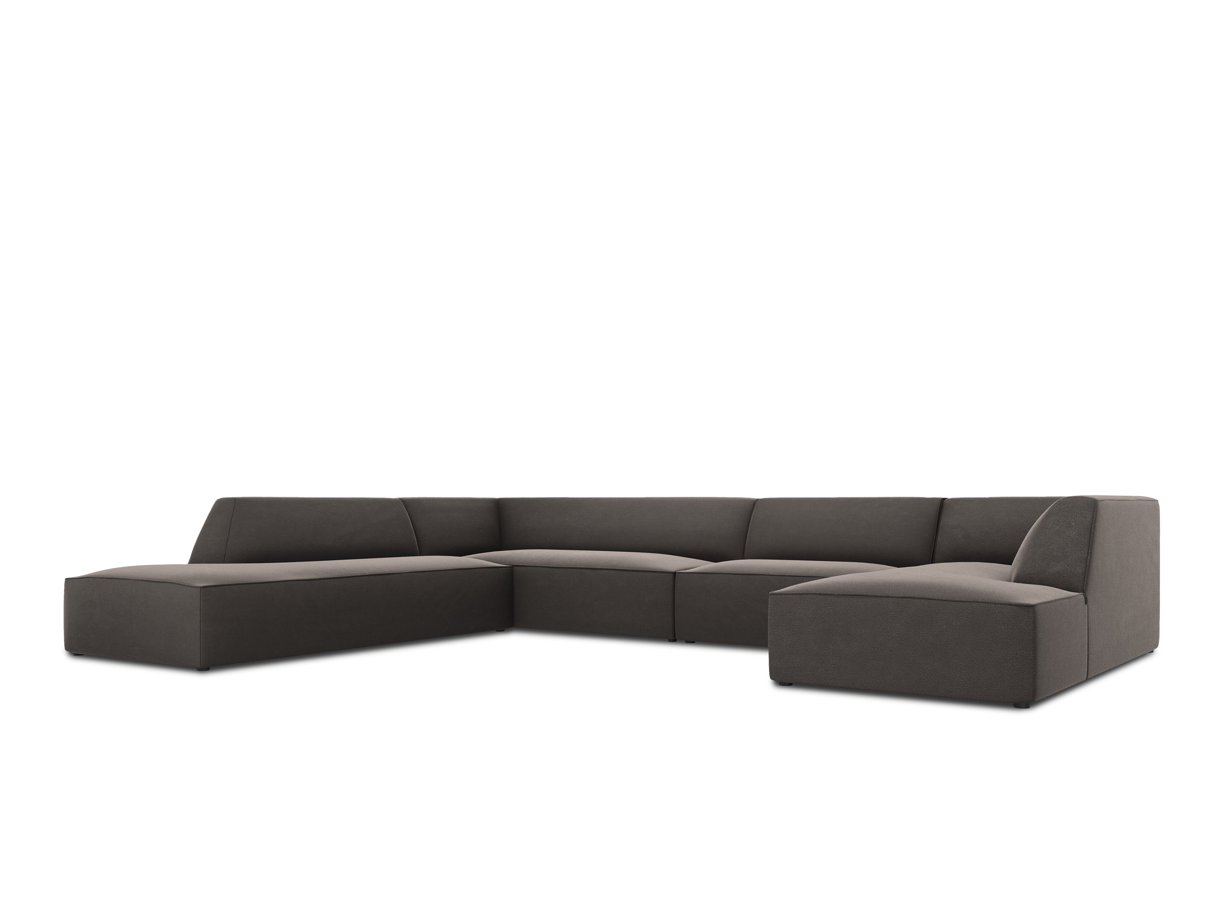 Ecksofa Ruby, 7 Sitze, 366x273cm, Material: Samt