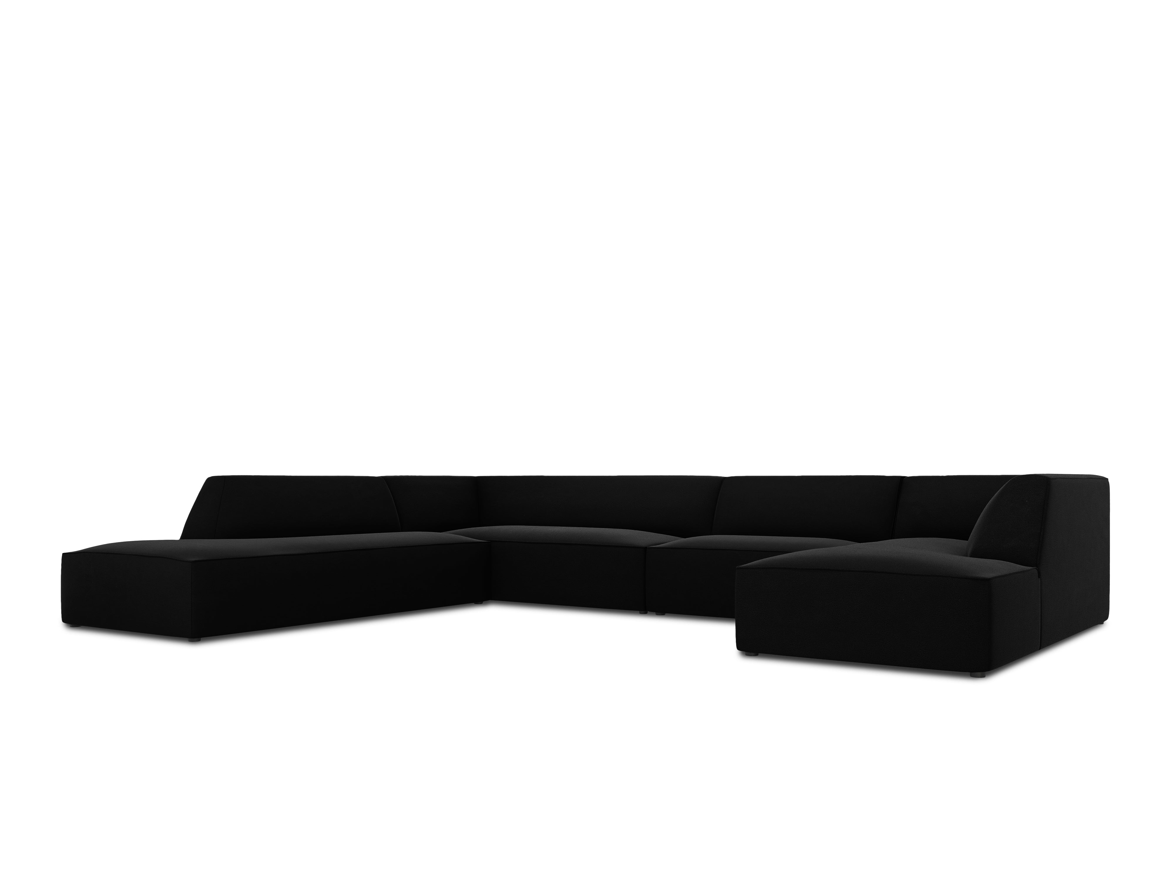 Ecksofa Ruby, 7 Sitze, 366x273cm, Material: Samt