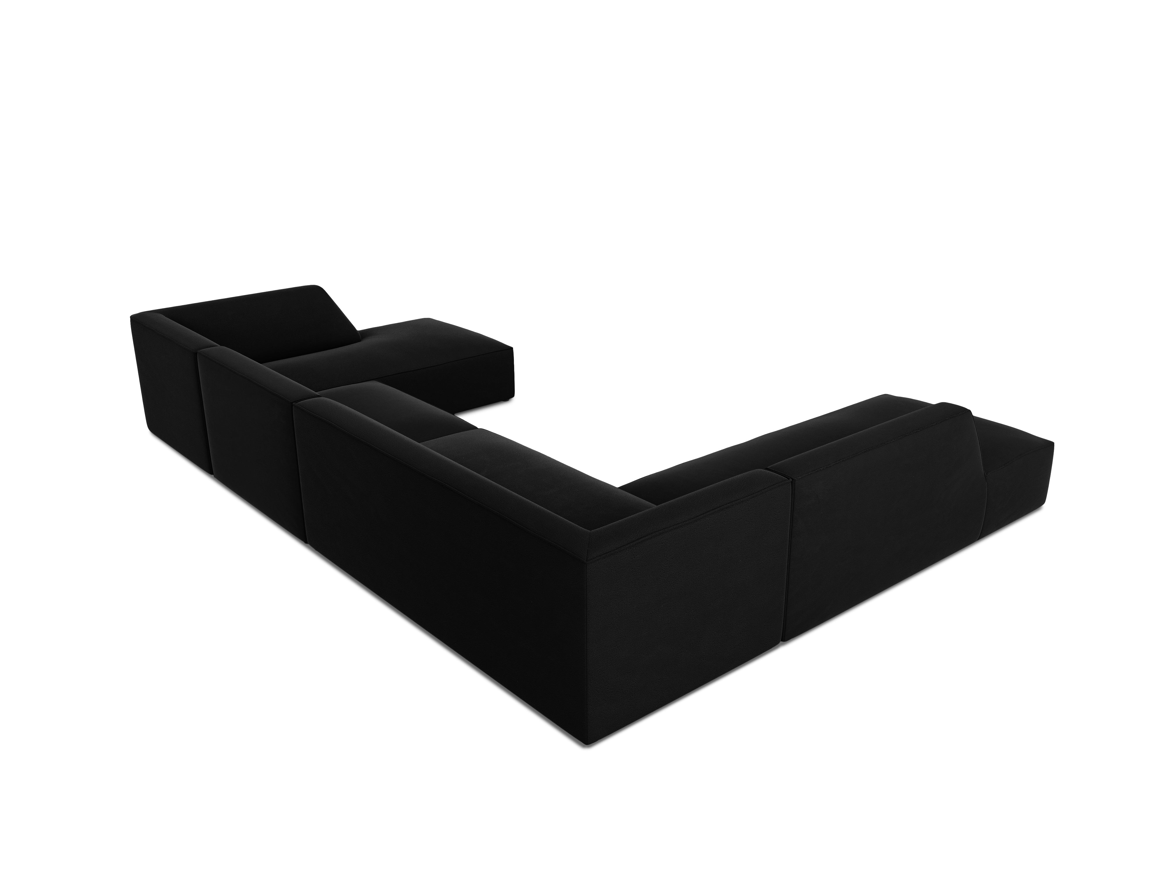 Ecksofa Ruby, 7 Sitze, 366x273cm, Material: Samt