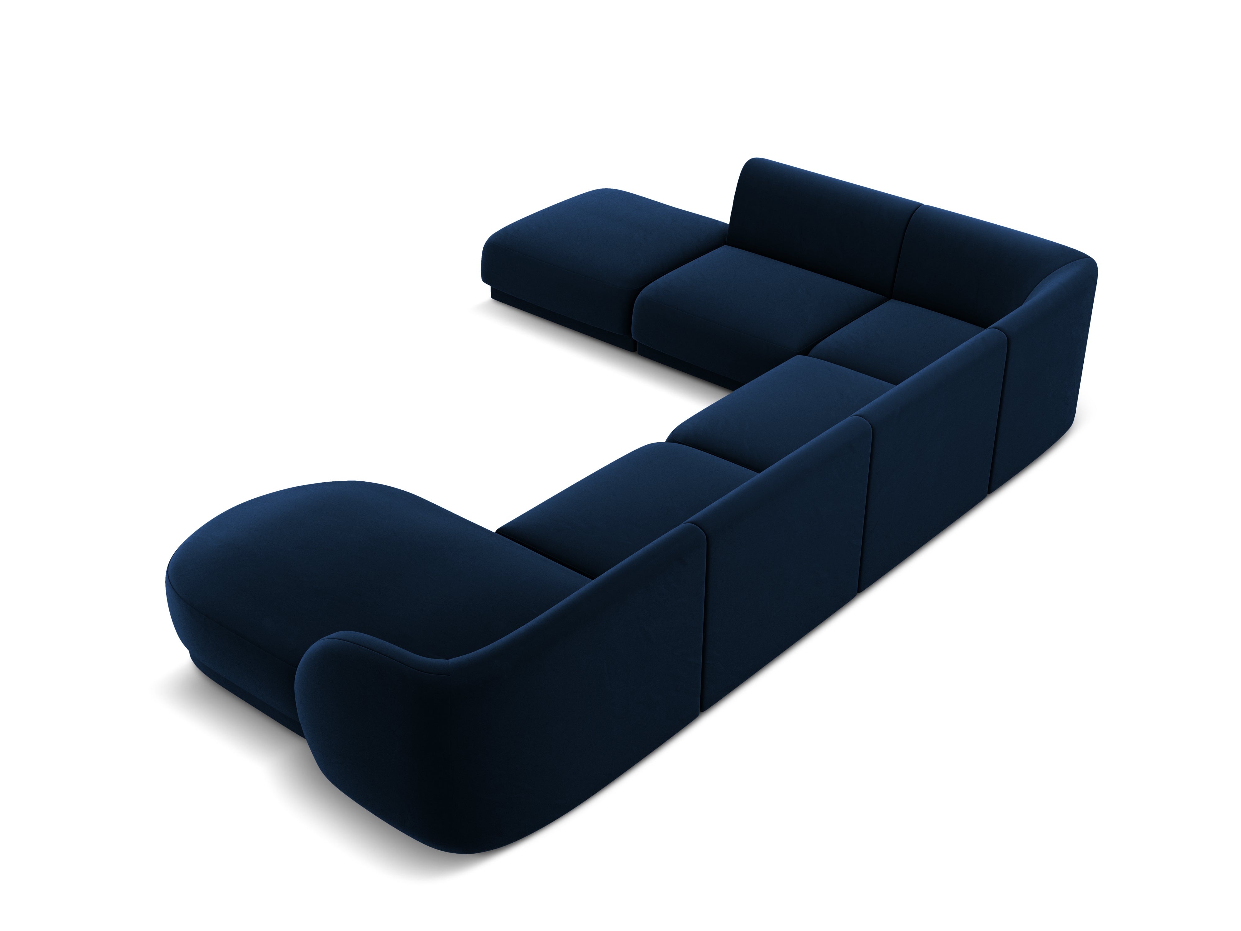 Ecksofa Miley Panoramic, 330x255cm, Material: Samt