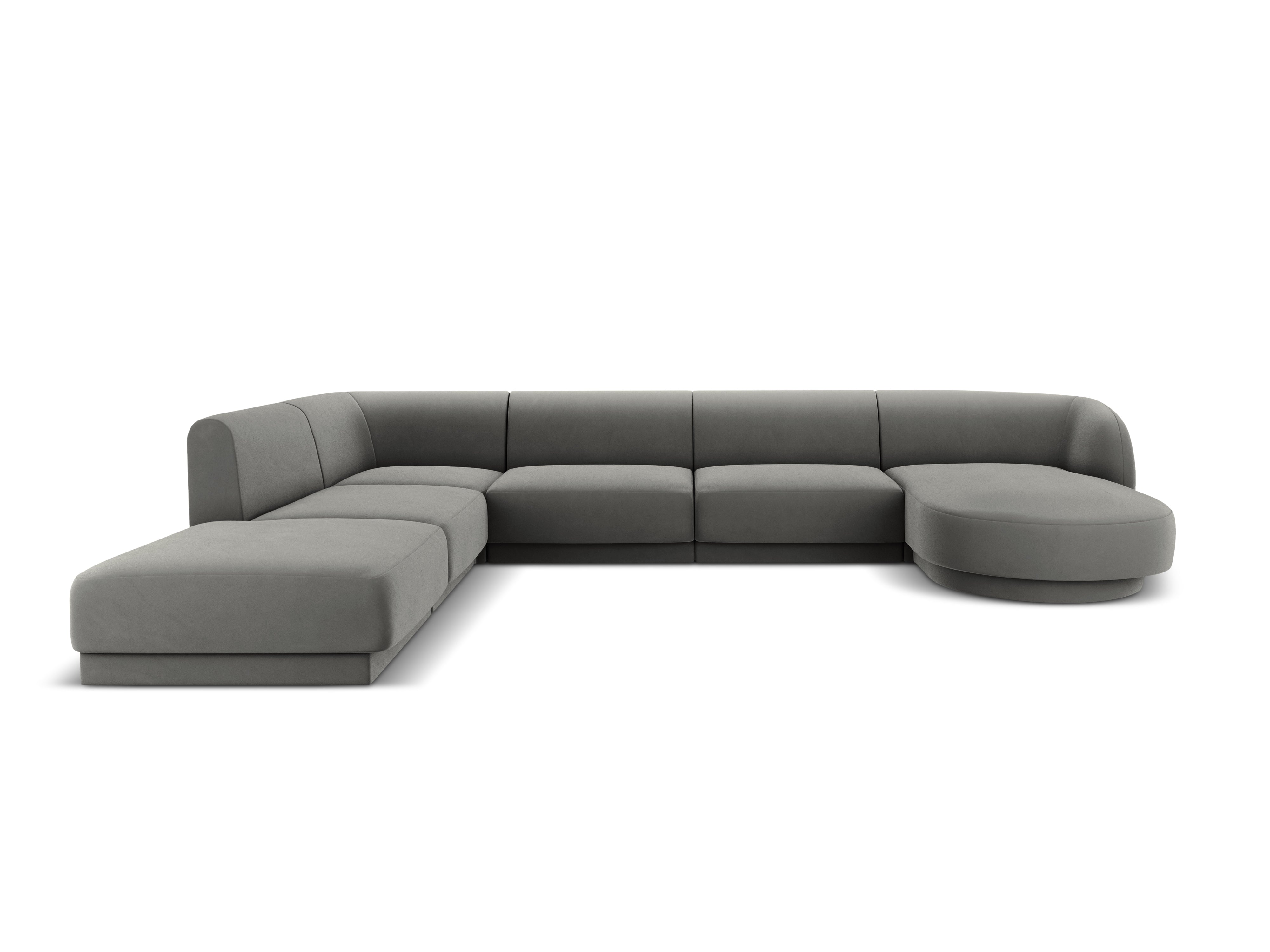Ecksofa Miley Panoramic, 330x255cm, Material: Samt