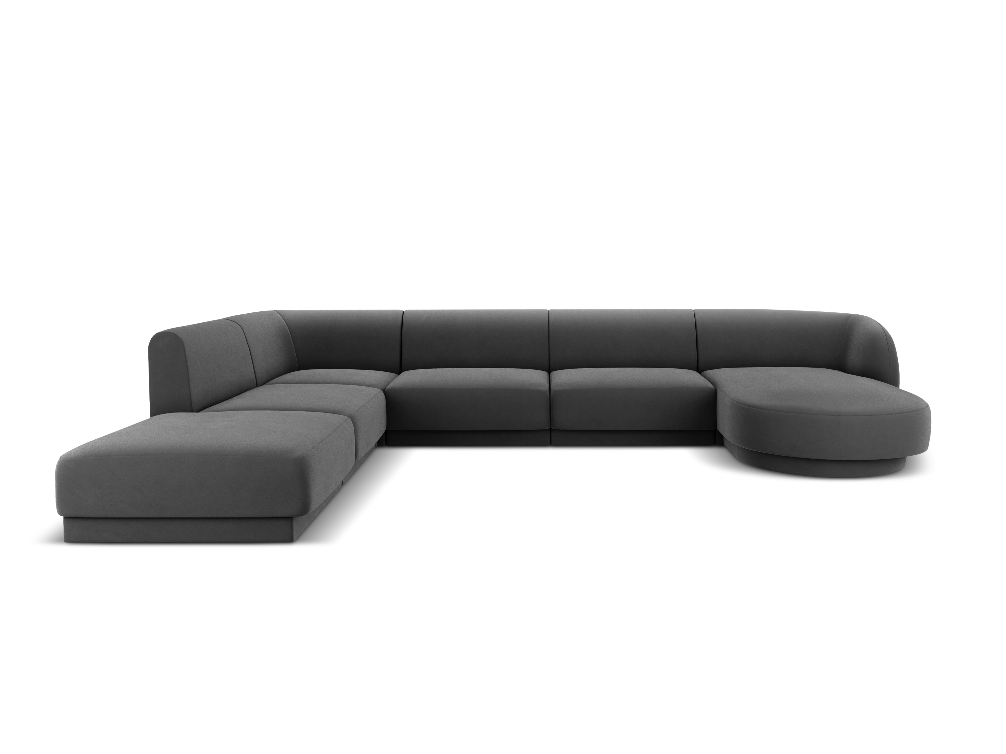 Ecksofa Miley Panoramic, 330x255cm, Material: Samt