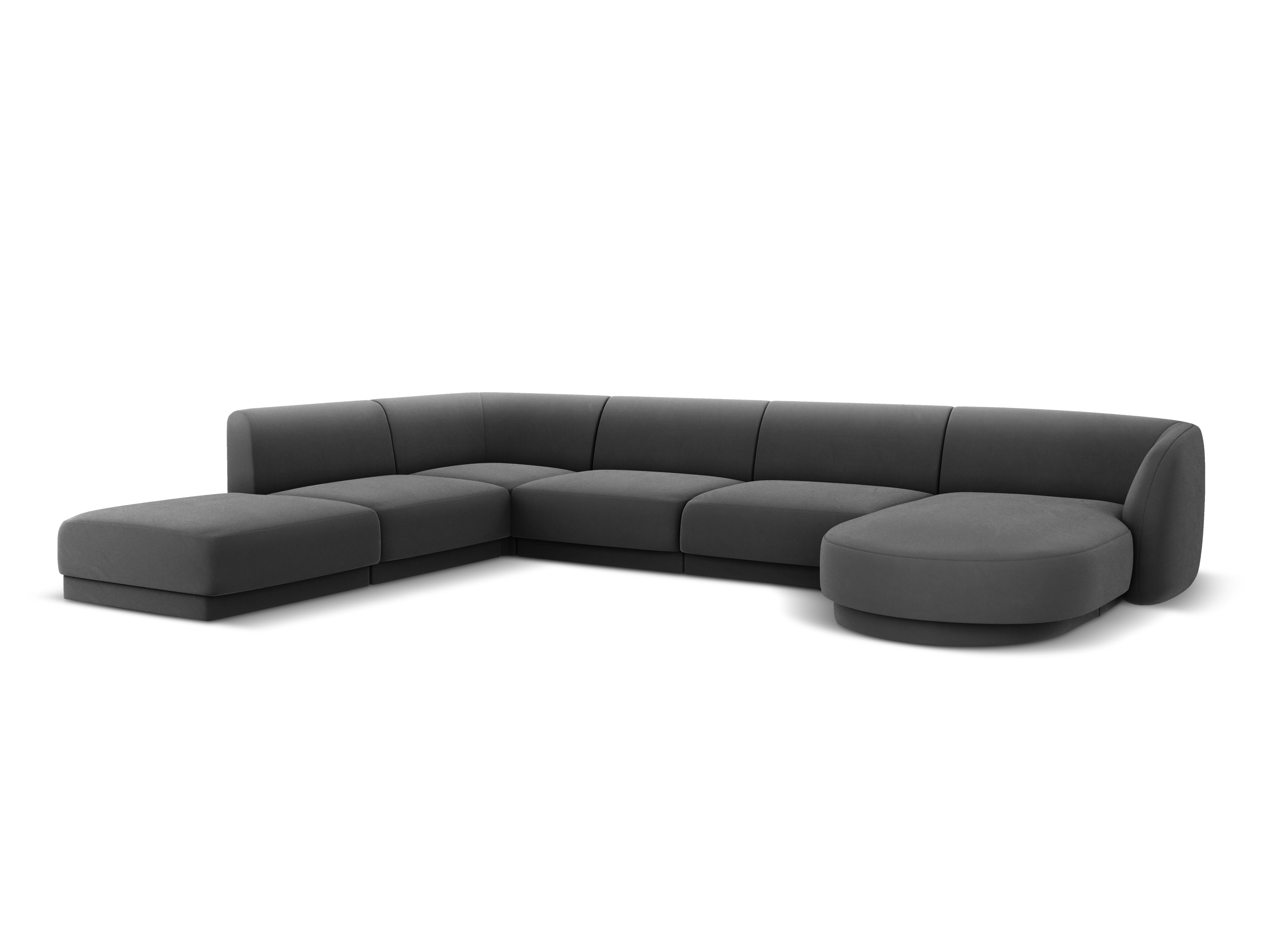 Ecksofa Miley Panoramic, 330x255cm, Material: Samt