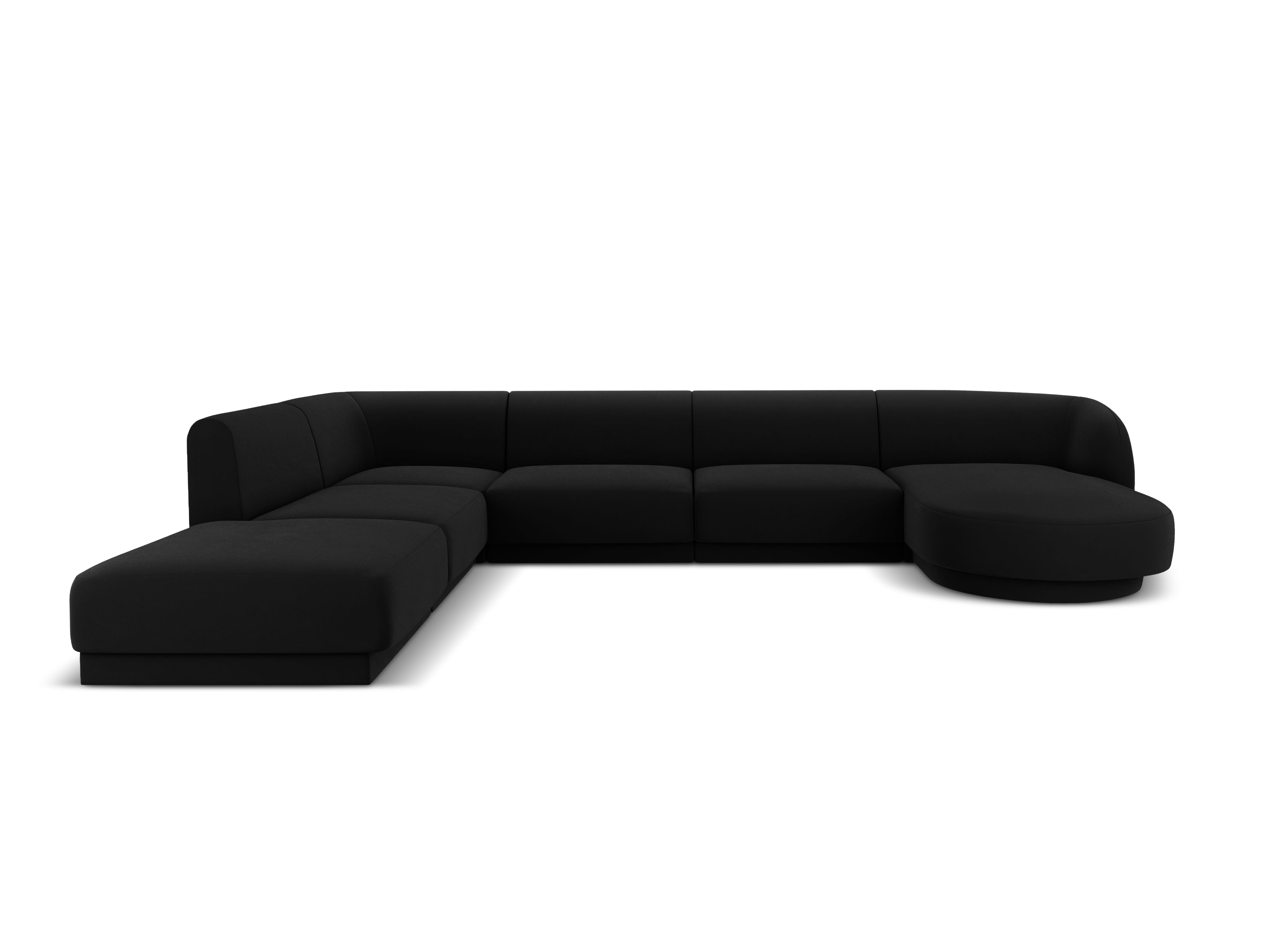 Ecksofa Miley Panoramic, 330x255cm, Material: Samt