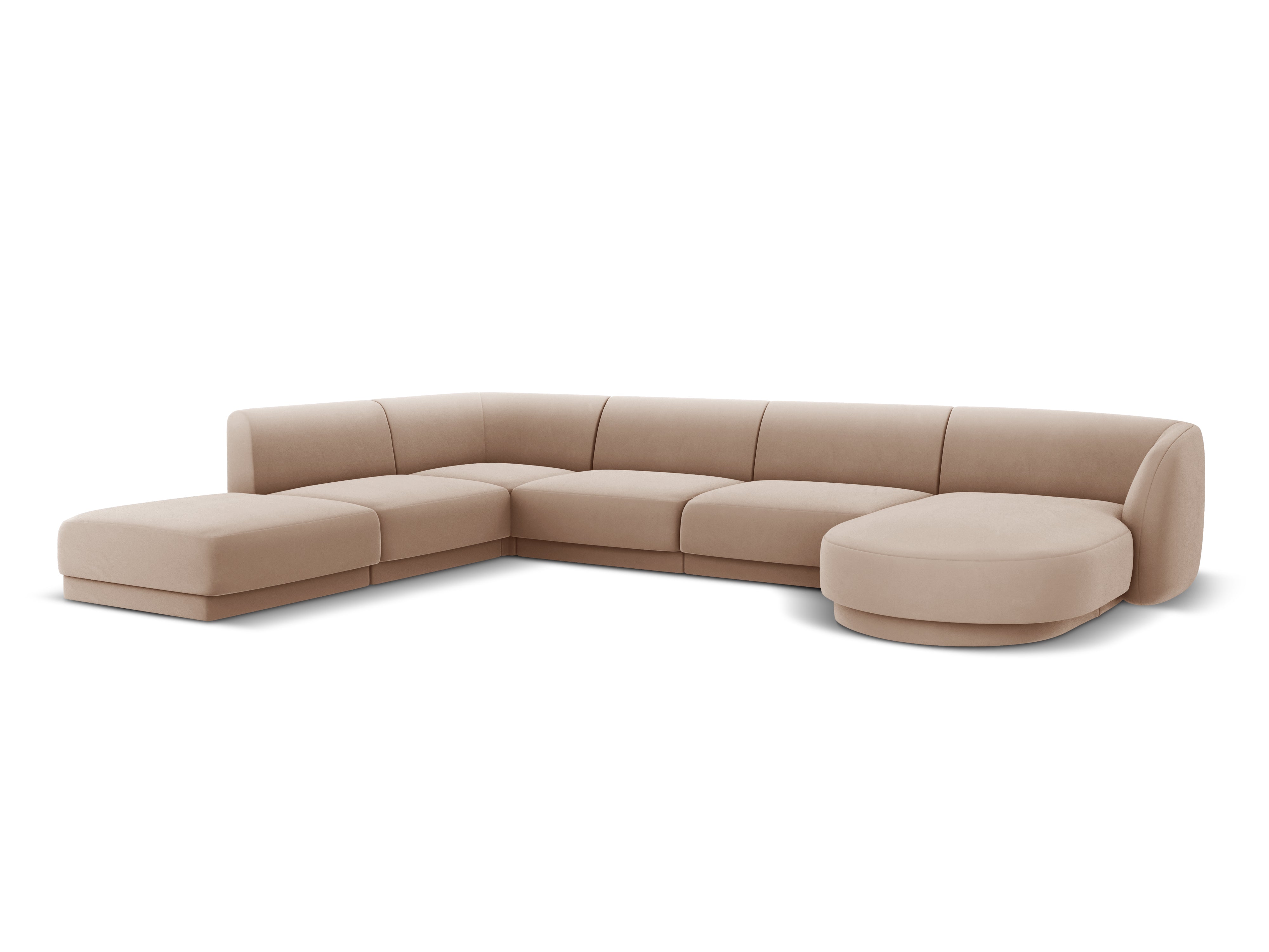 Ecksofa Miley Panoramic, 330x255cm, Material: Samt