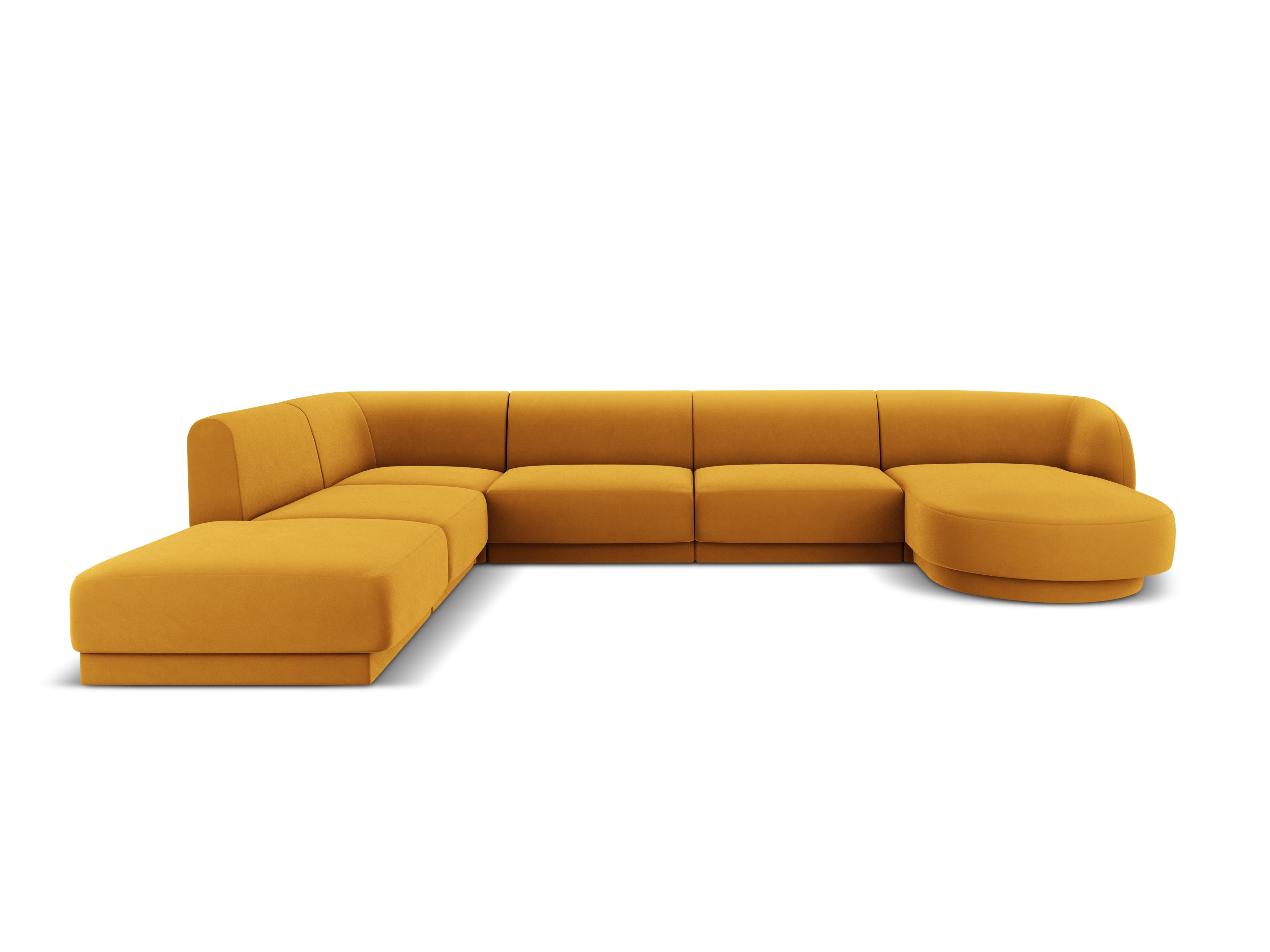 Ecksofa Miley Panoramic, 330x255cm, Material: Samt