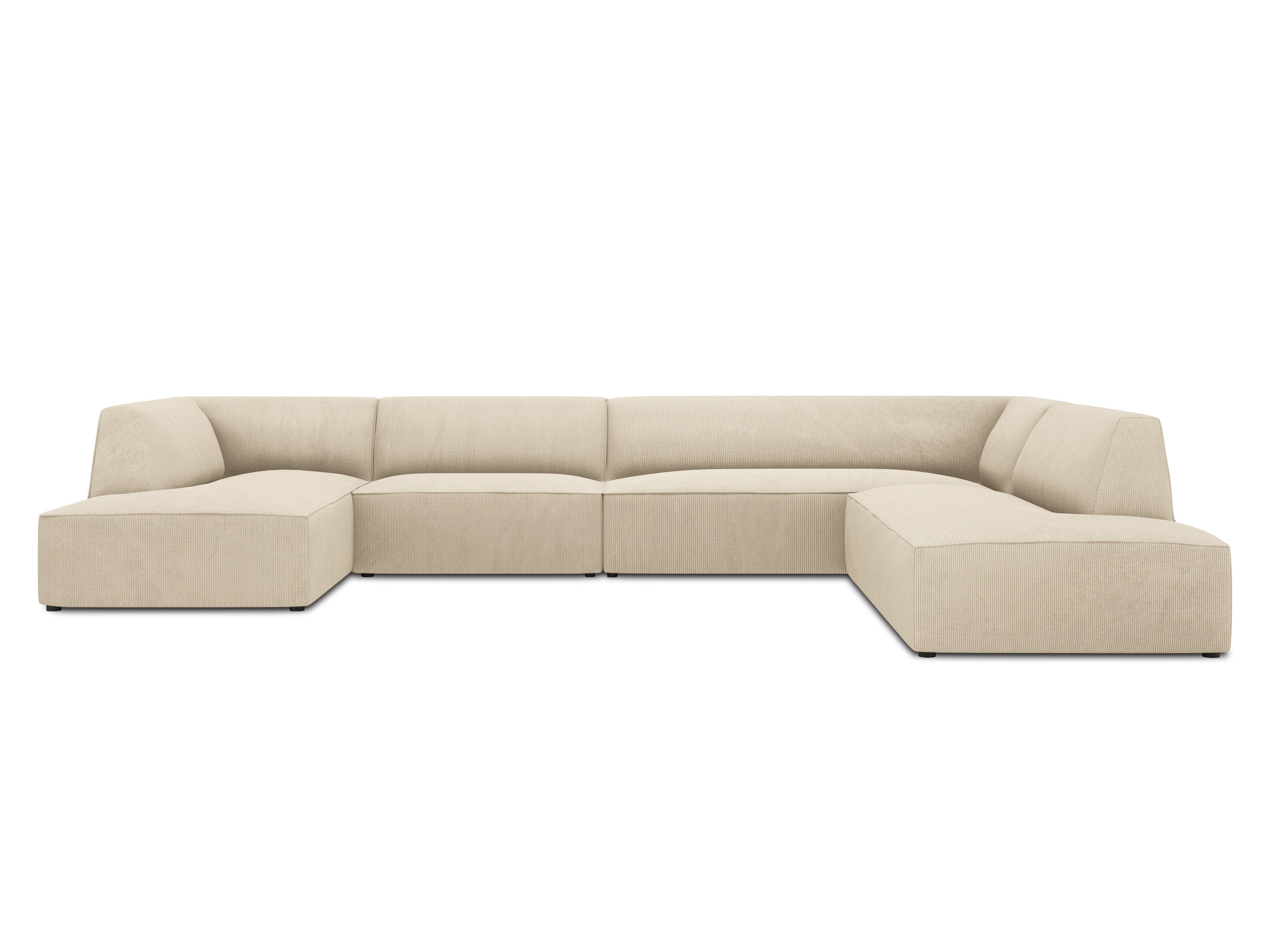 Ecksofa Ruby, 7 Sitze, 366x273cm, Material: Cord