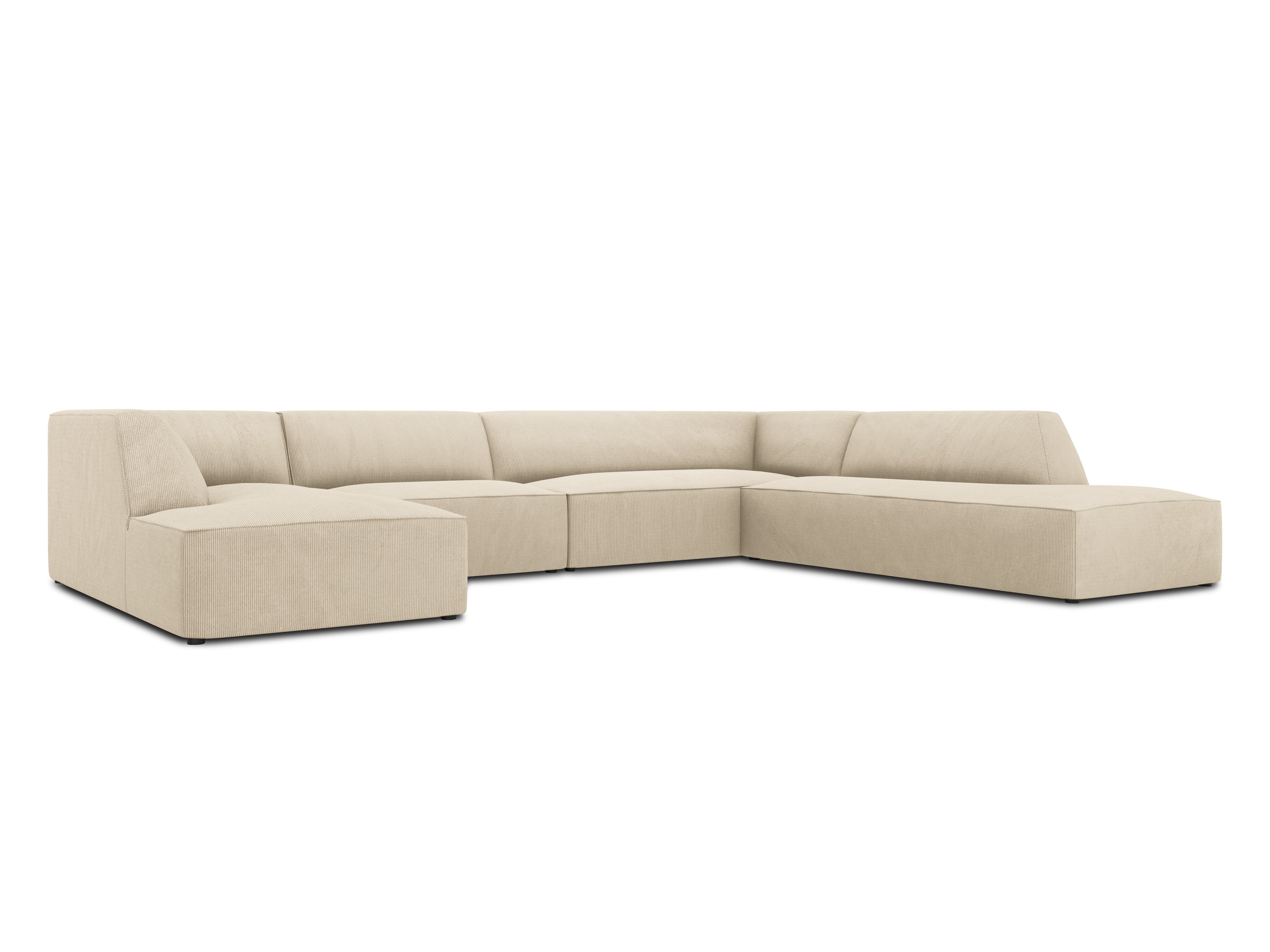 Ecksofa Ruby, 7 Sitze, 366x273cm, Material: Cord