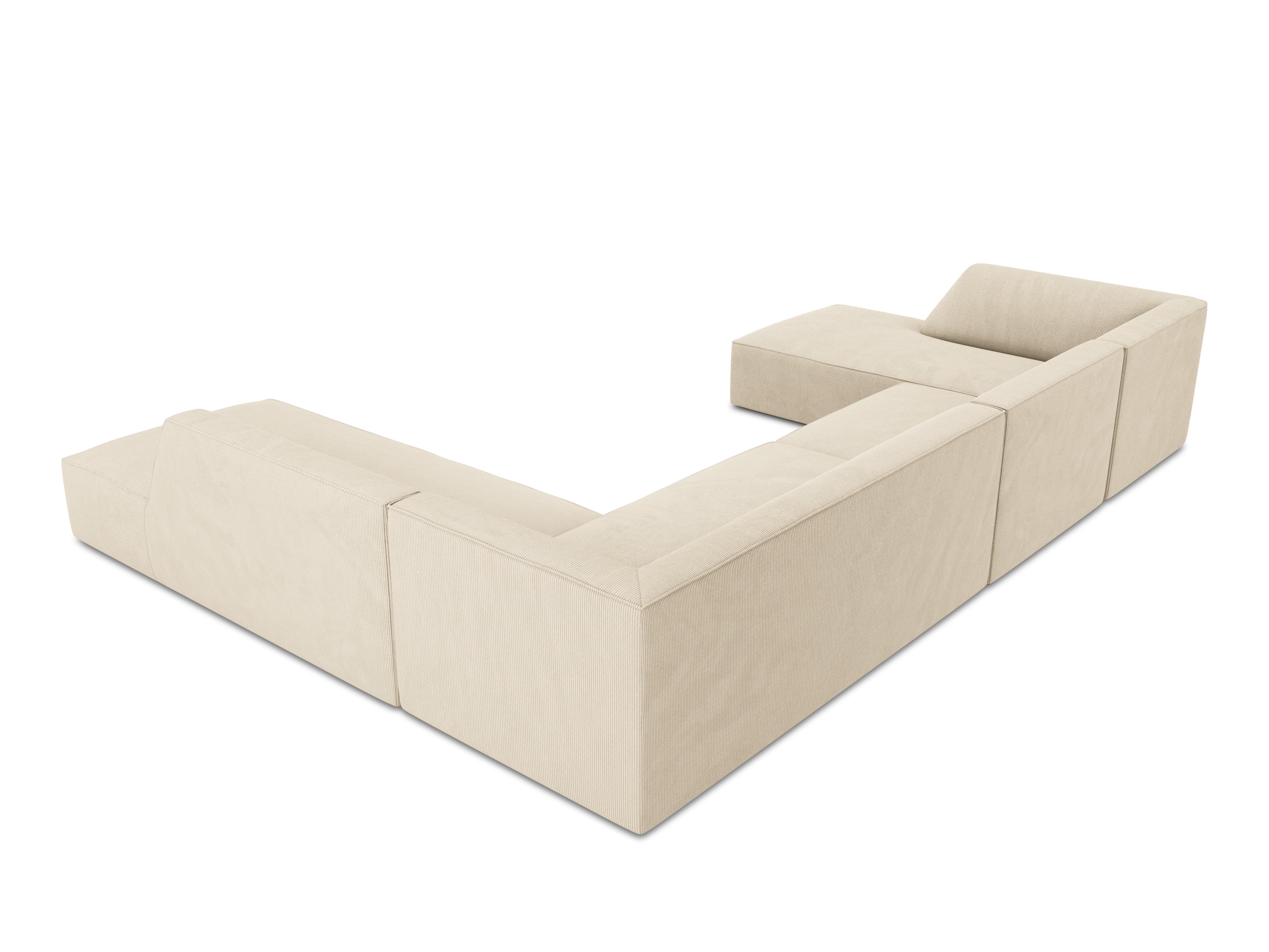 Ecksofa Ruby, 7 Sitze, 366x273cm, Material: Cord