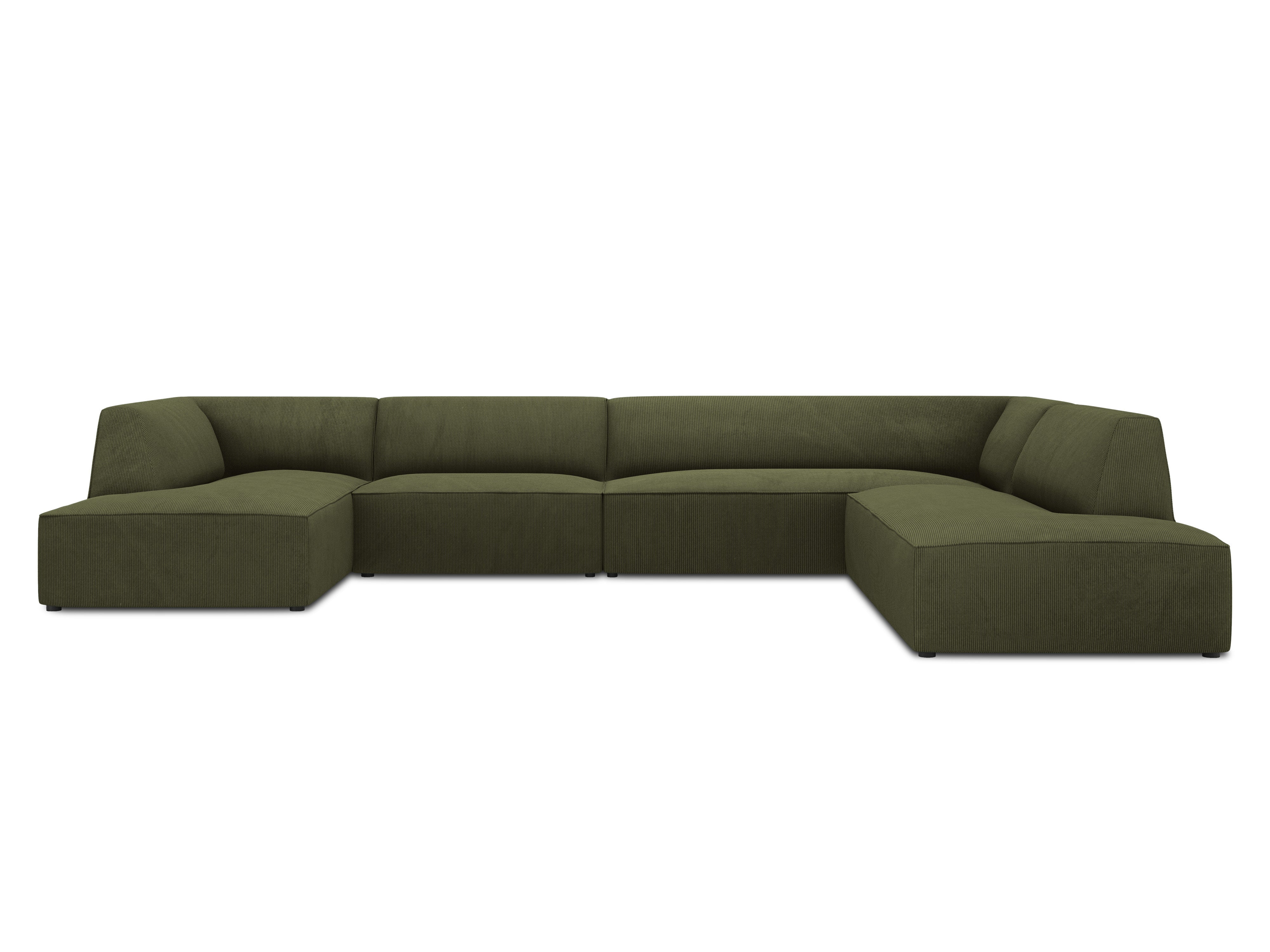 Ecksofa Ruby, 7 Sitze, 366x273cm, Material: Cord