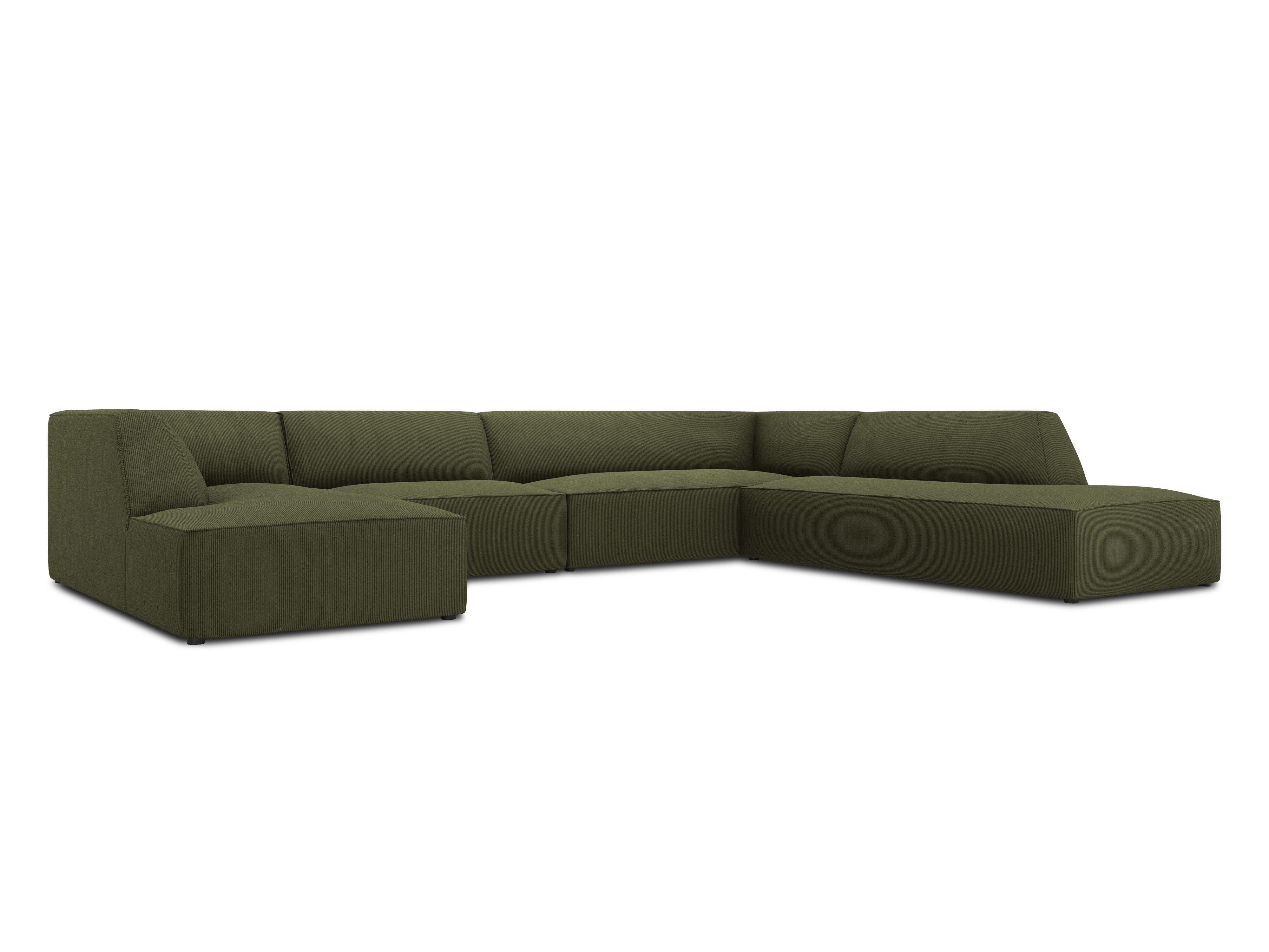 Ecksofa Ruby, 7 Sitze, 366x273cm, Material: Cord