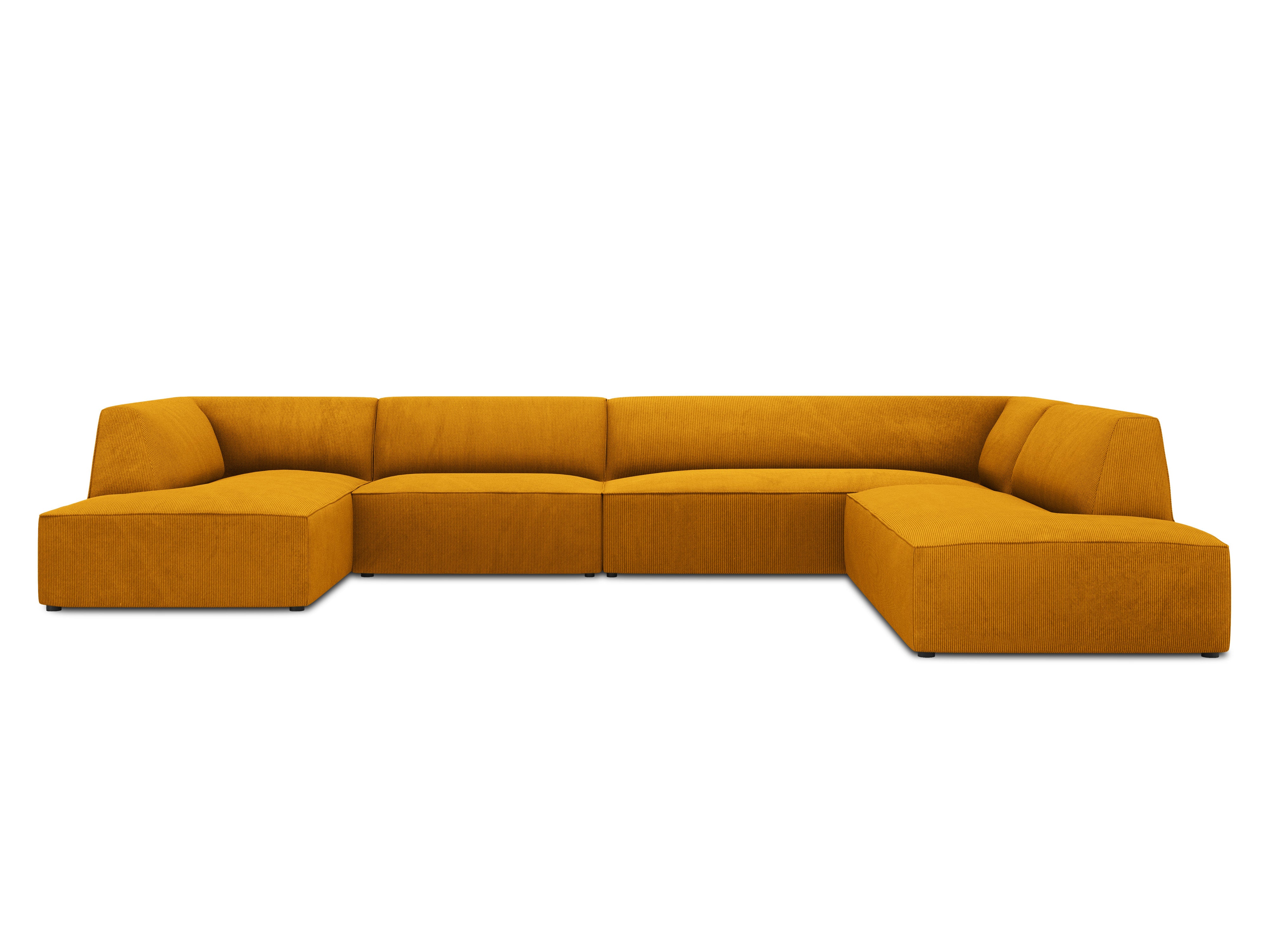 Ecksofa Ruby, 7 Sitze, 366x273cm, Material: Cord