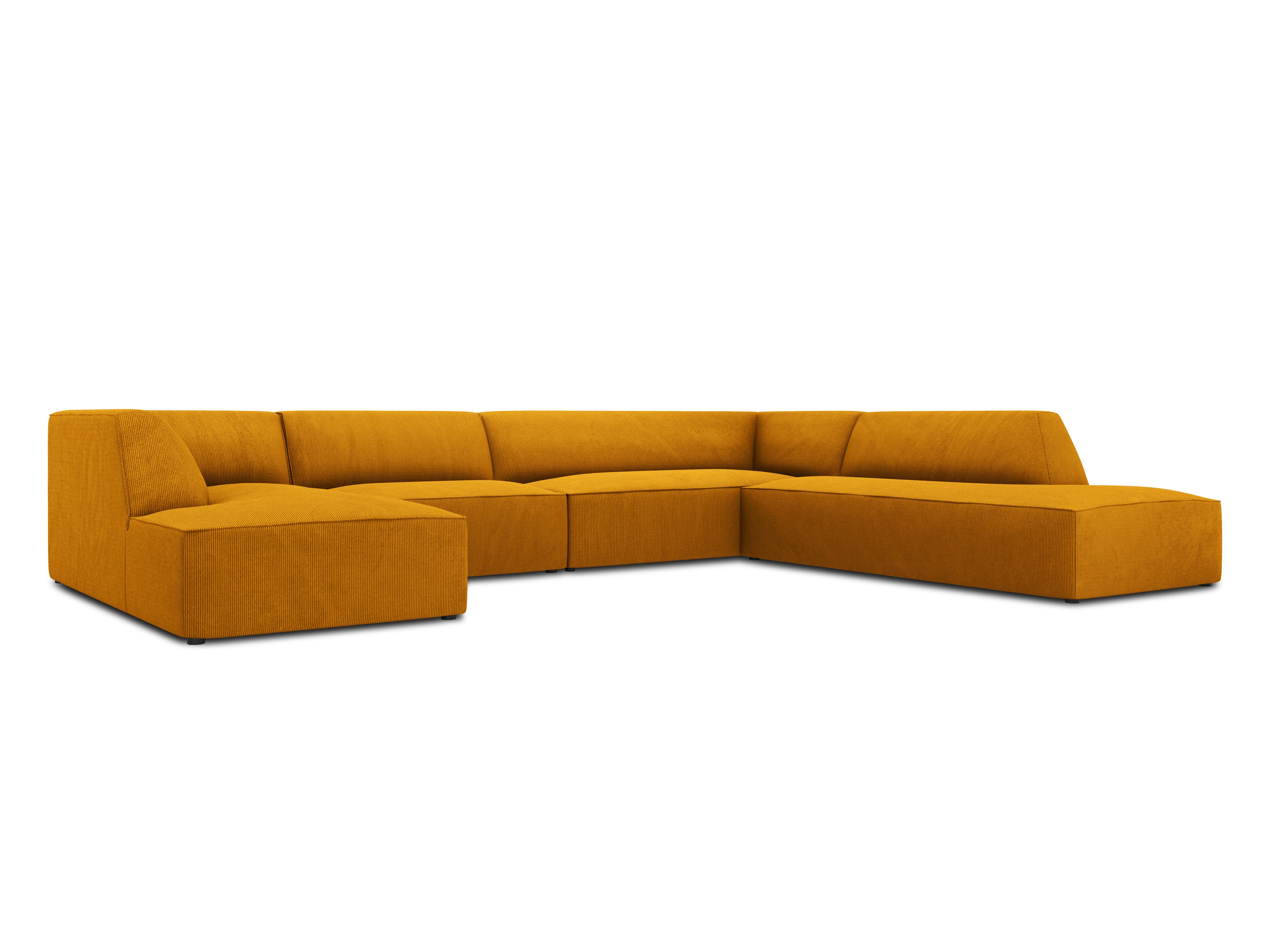 Ecksofa Ruby, 7 Sitze, 366x273cm, Material: Cord