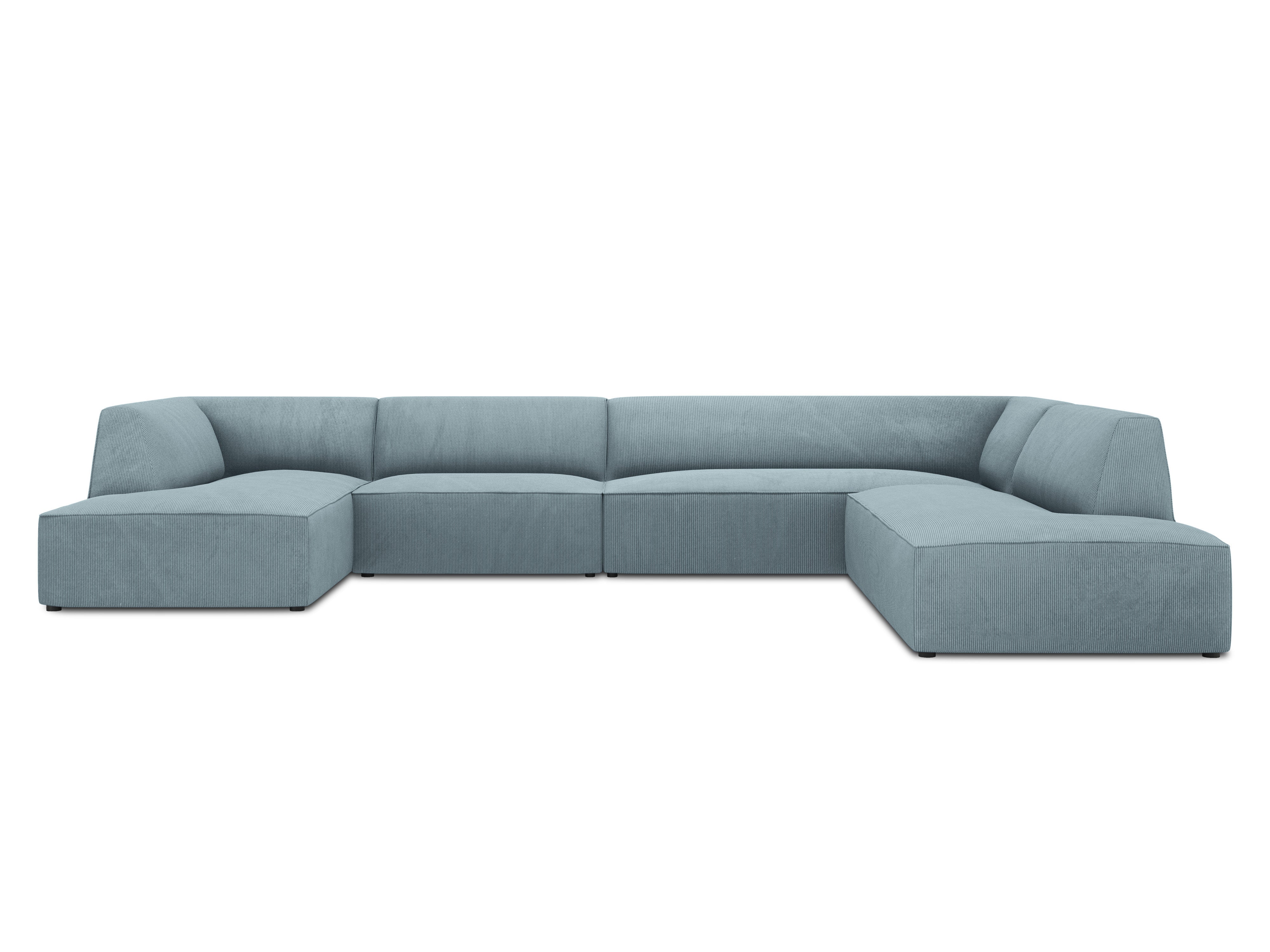 Ecksofa Ruby, 7 Sitze, 366x273cm, Material: Cord