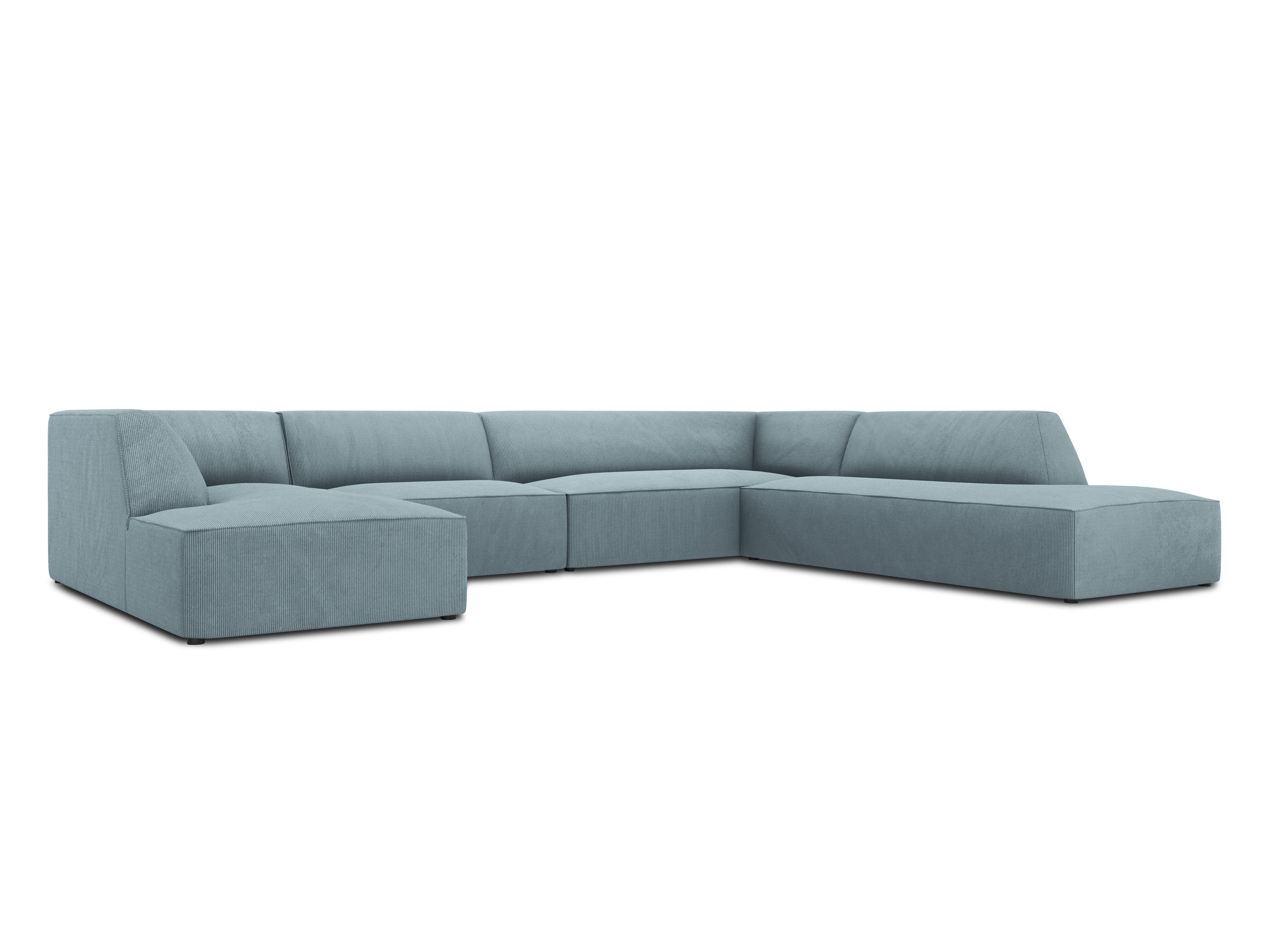 Ecksofa Ruby, 7 Sitze, 366x273cm, Material: Cord