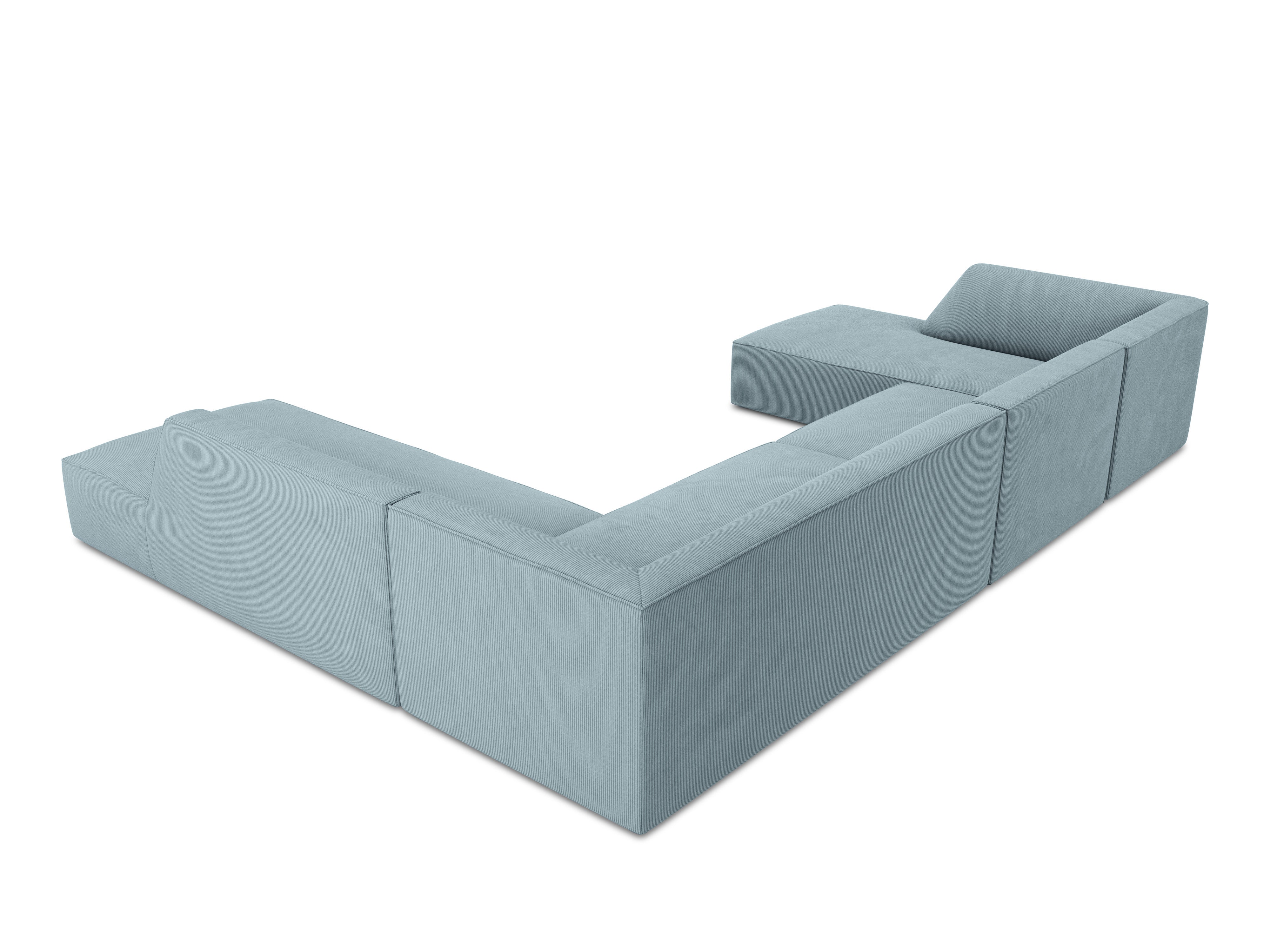 Ecksofa Ruby, 7 Sitze, 366x273cm, Material: Cord