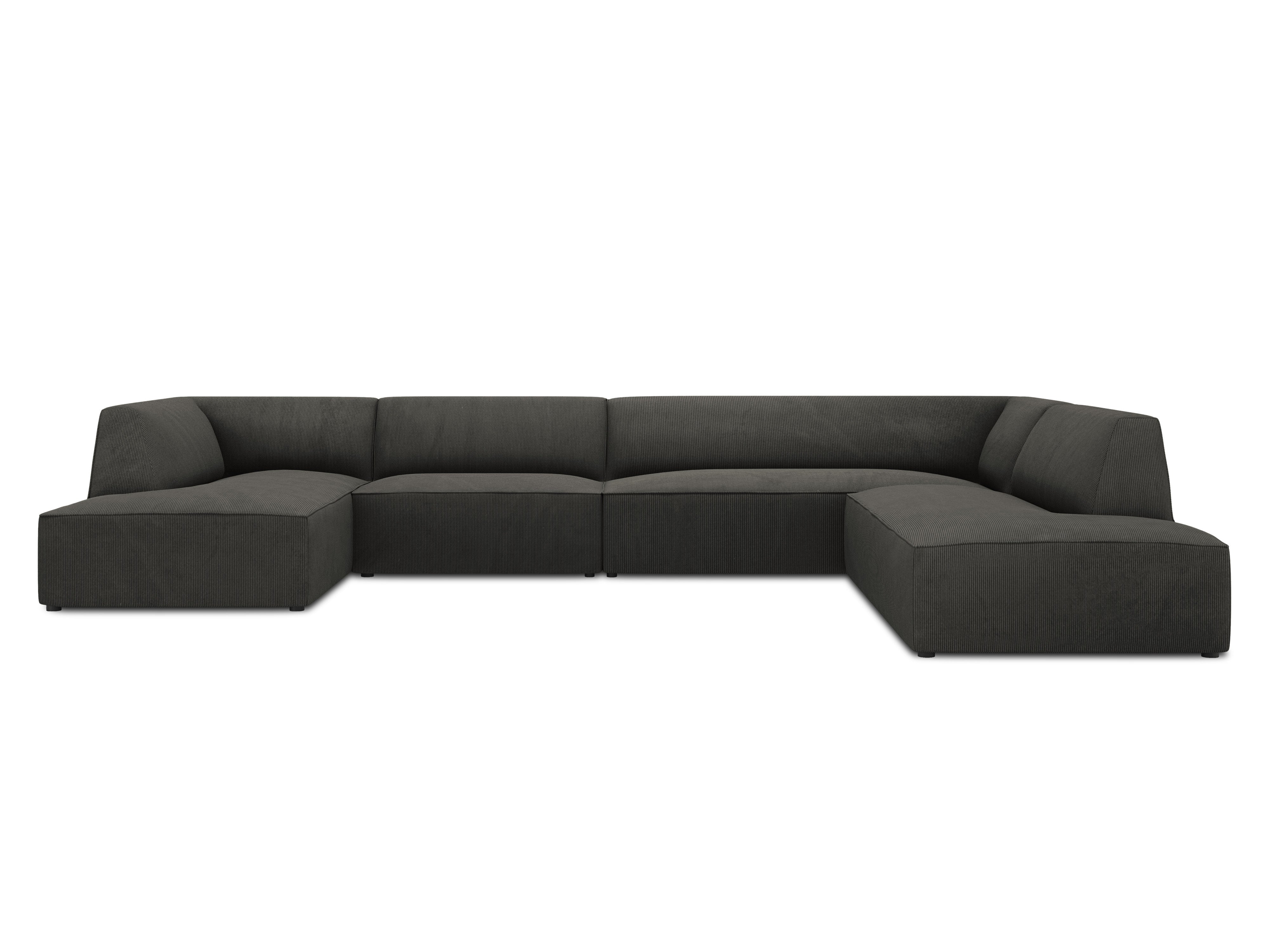 Ecksofa Ruby, 7 Sitze, 366x273cm, Material: Cord