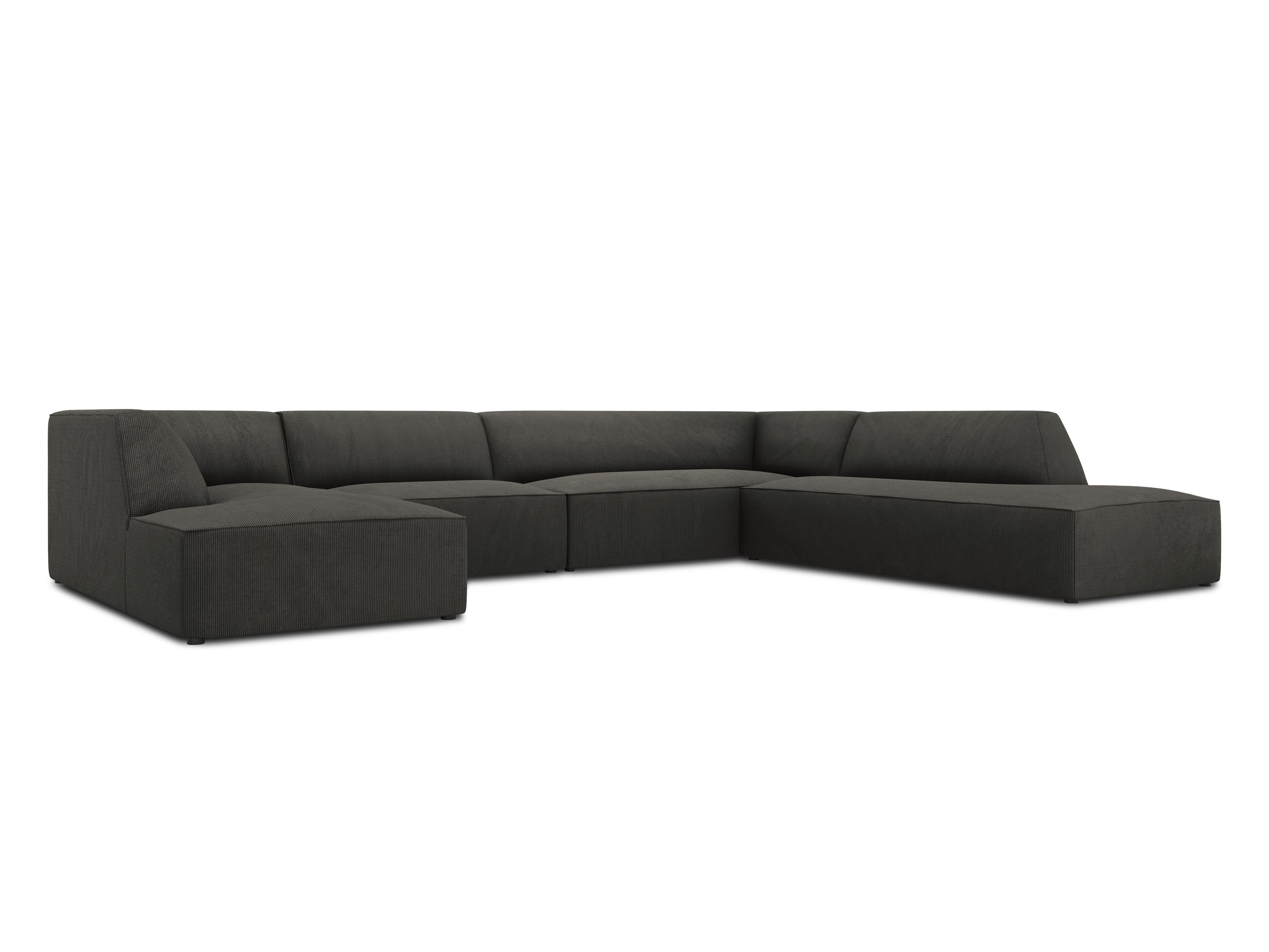 Ecksofa Ruby, 7 Sitze, 366x273cm, Material: Cord