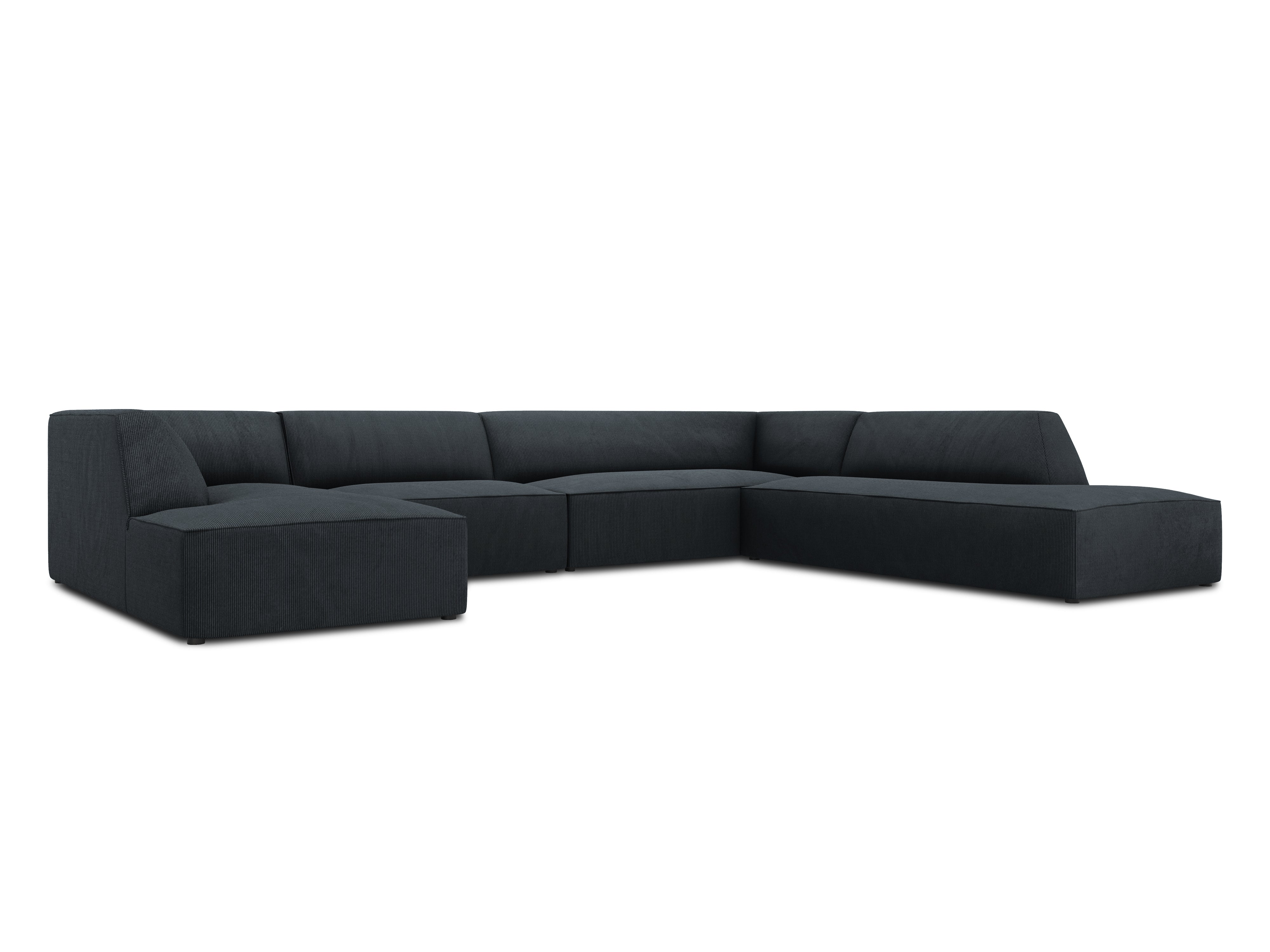 Ecksofa Ruby, 7 Sitze, 366x273cm, Material: Cord