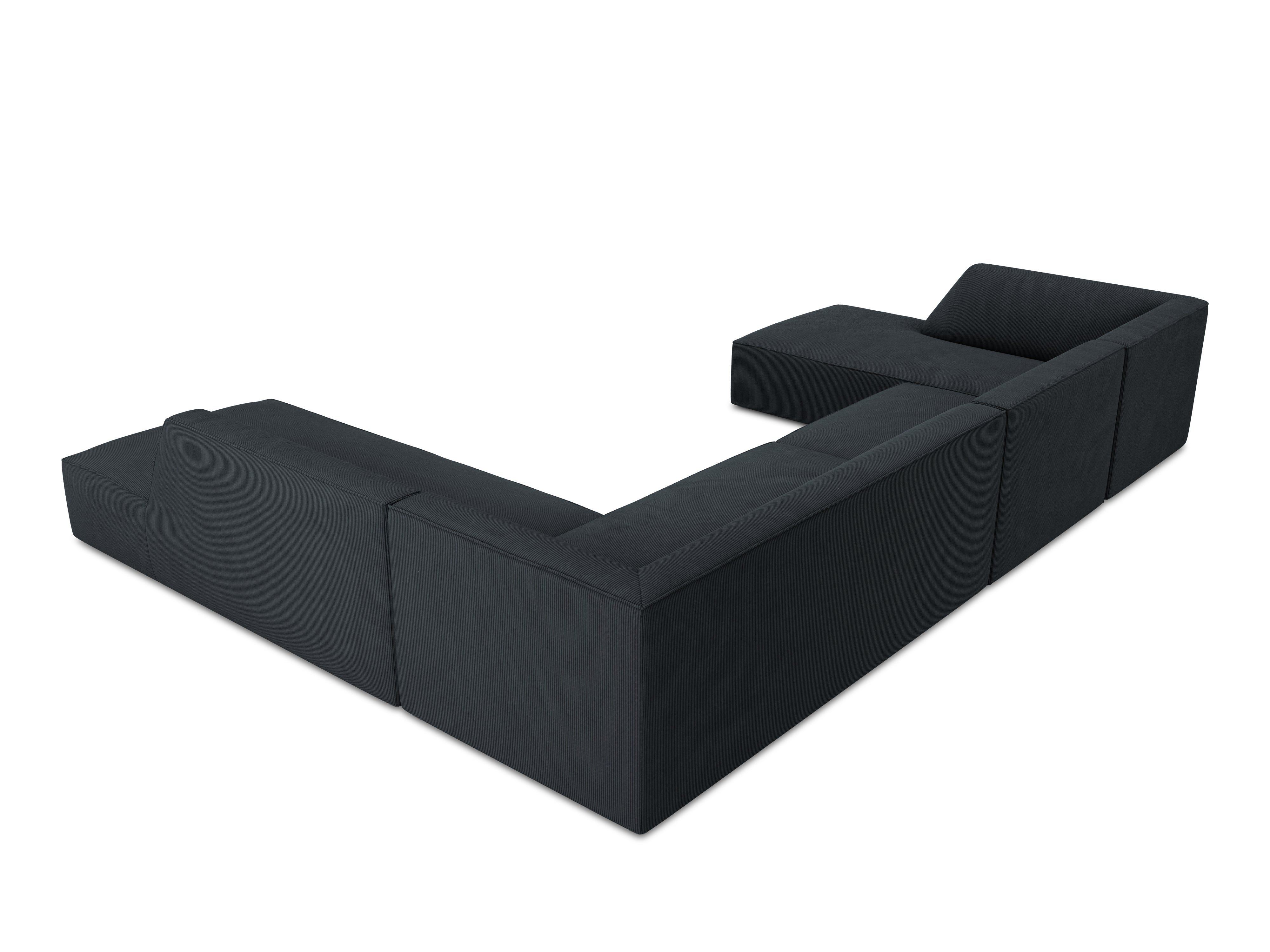 Ecksofa Ruby, 7 Sitze, 366x273cm, Material: Cord