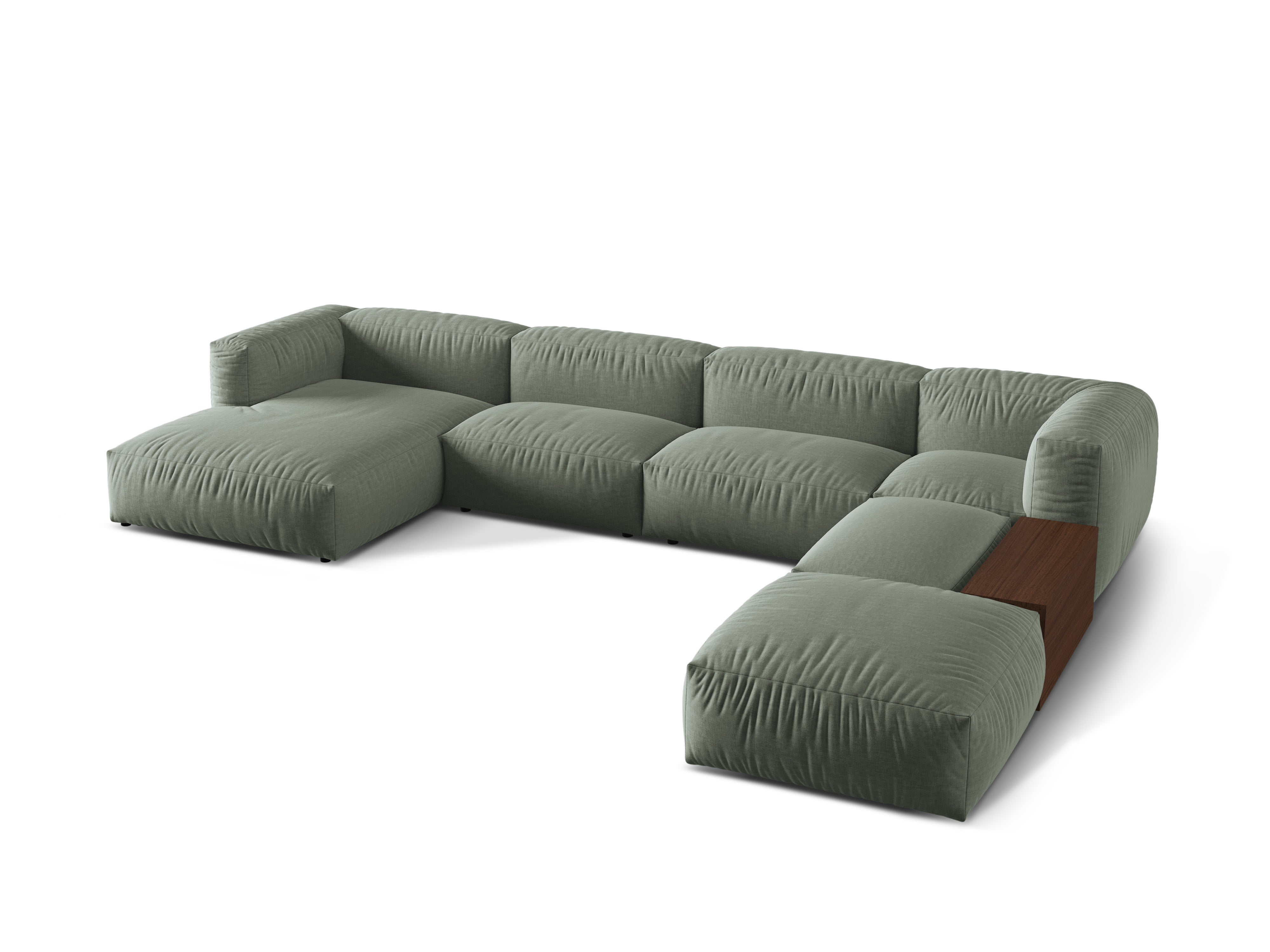 Sofa Martina, 406x280cm, Material: Strukturstoff