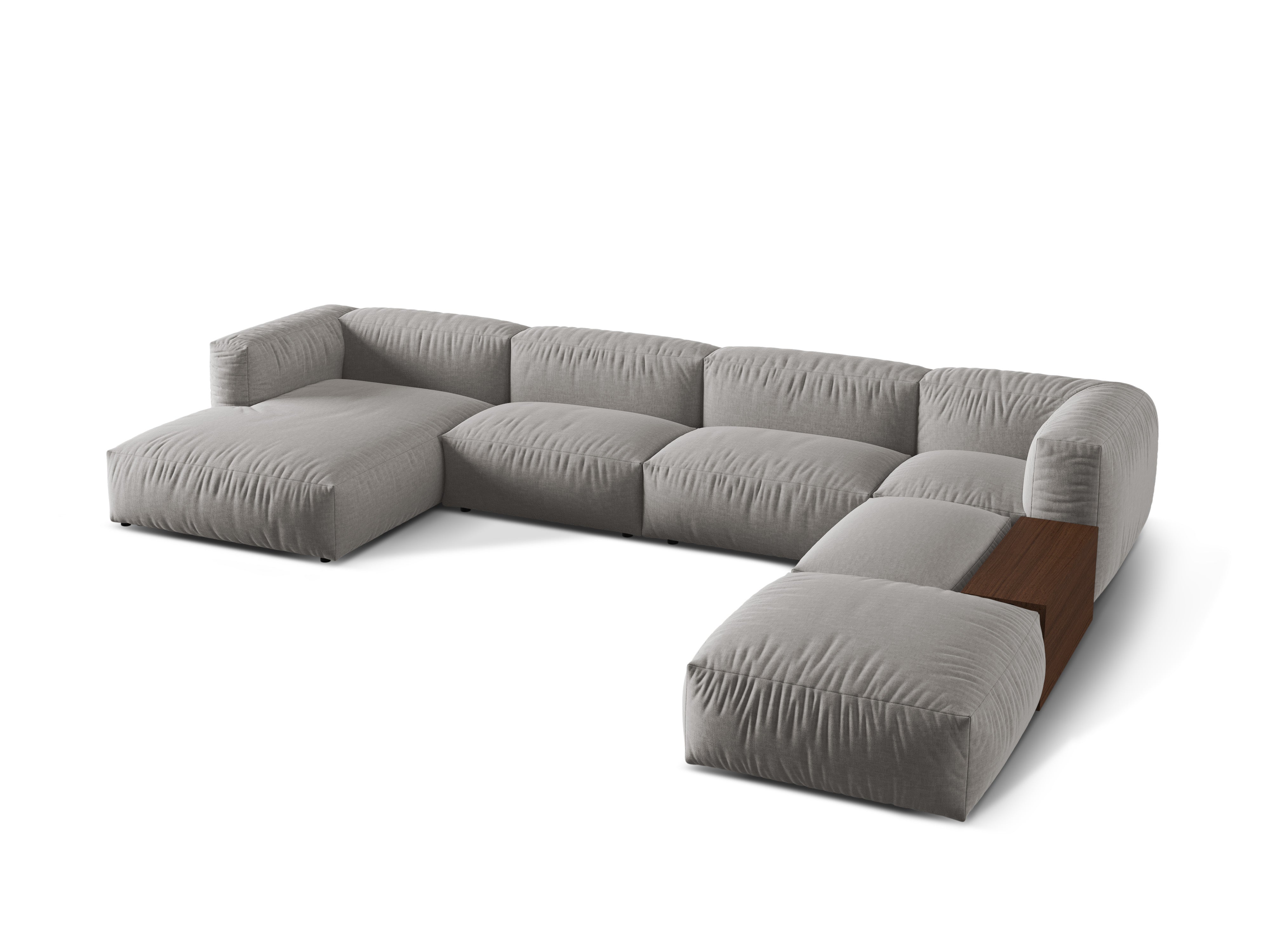 Sofa Martina, 406x280cm, Material: Strukturstoff
