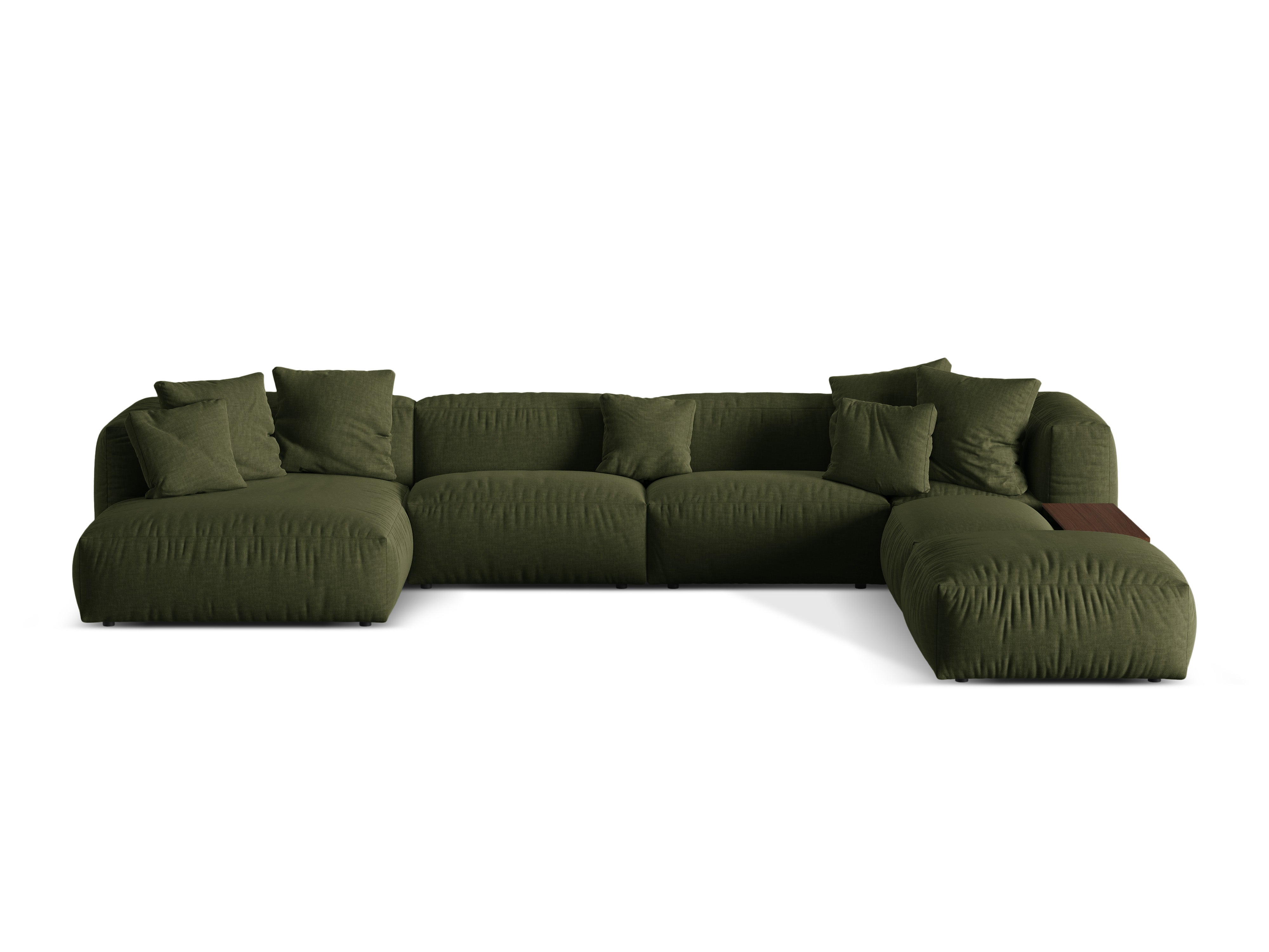 Sofa Martina, 406x280cm, Material: Strukturstoff