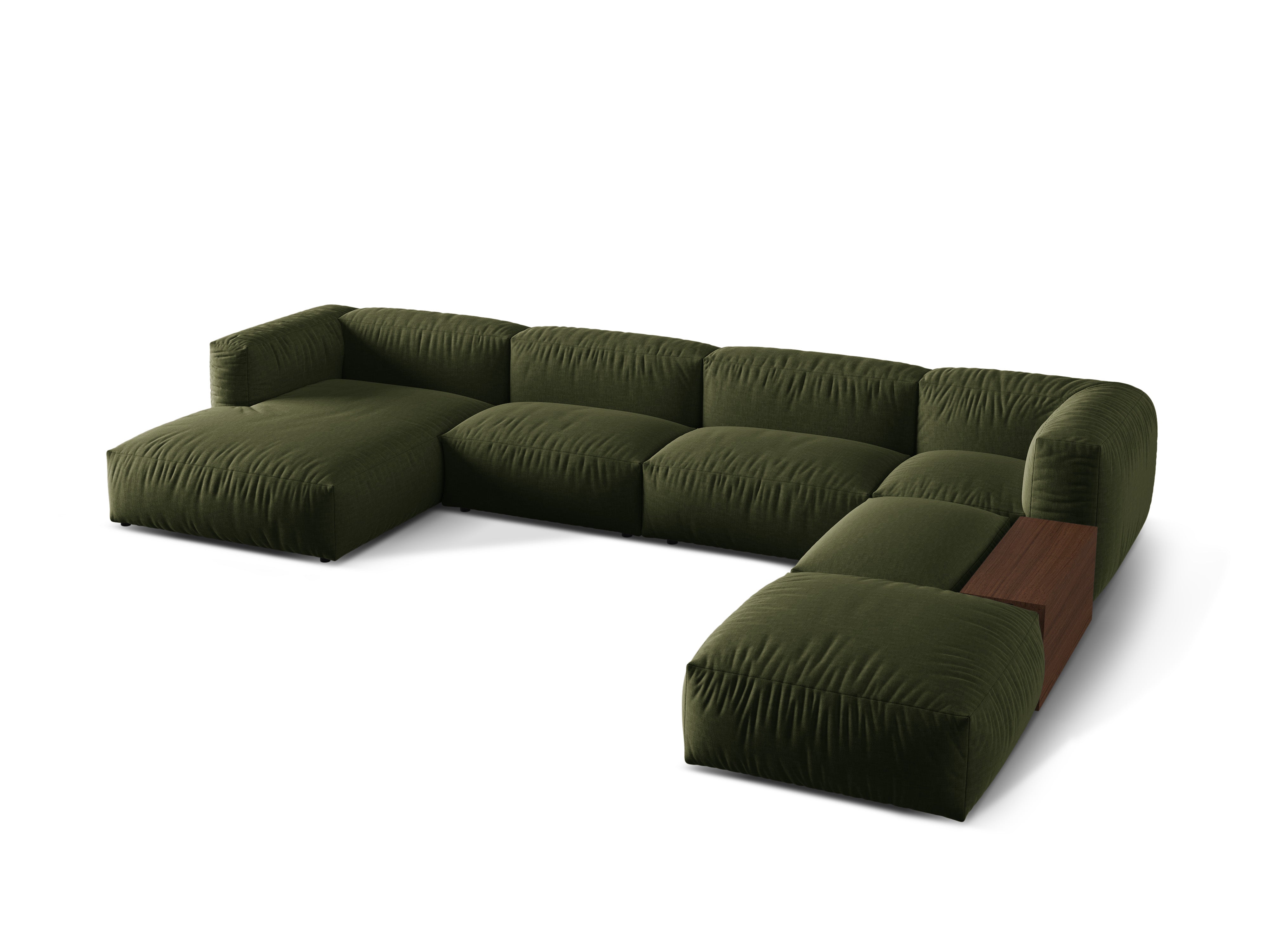 Sofa Martina, 406x280cm, Material: Strukturstoff