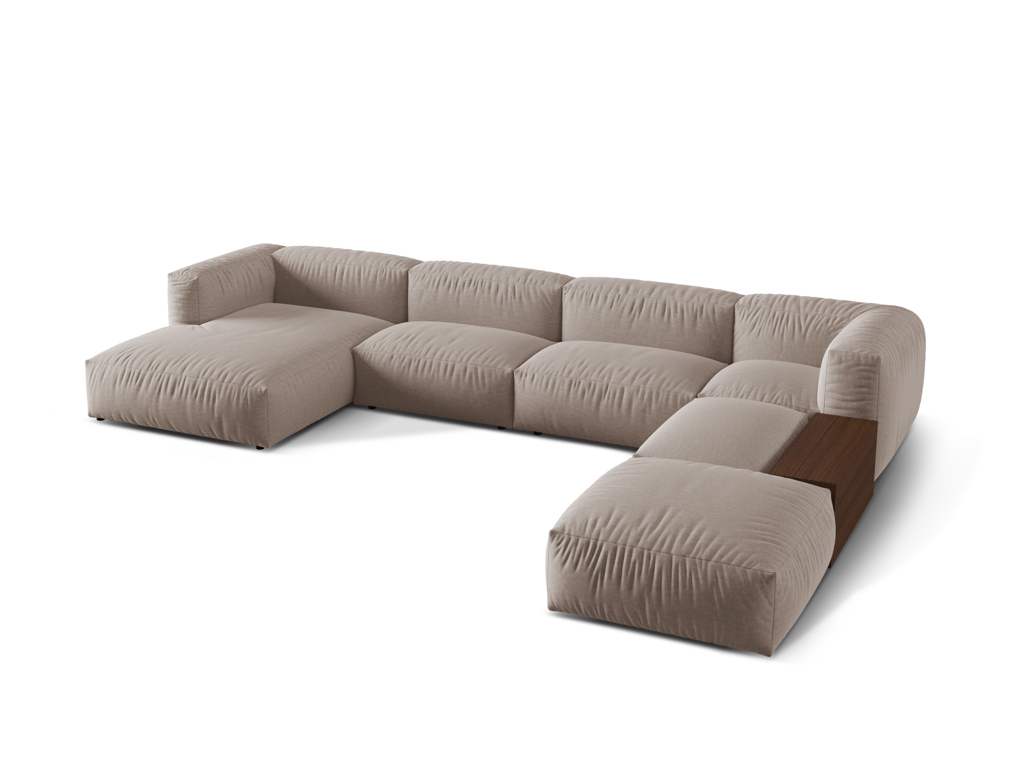 Sofa Martina, 406x280cm, Material: Strukturstoff