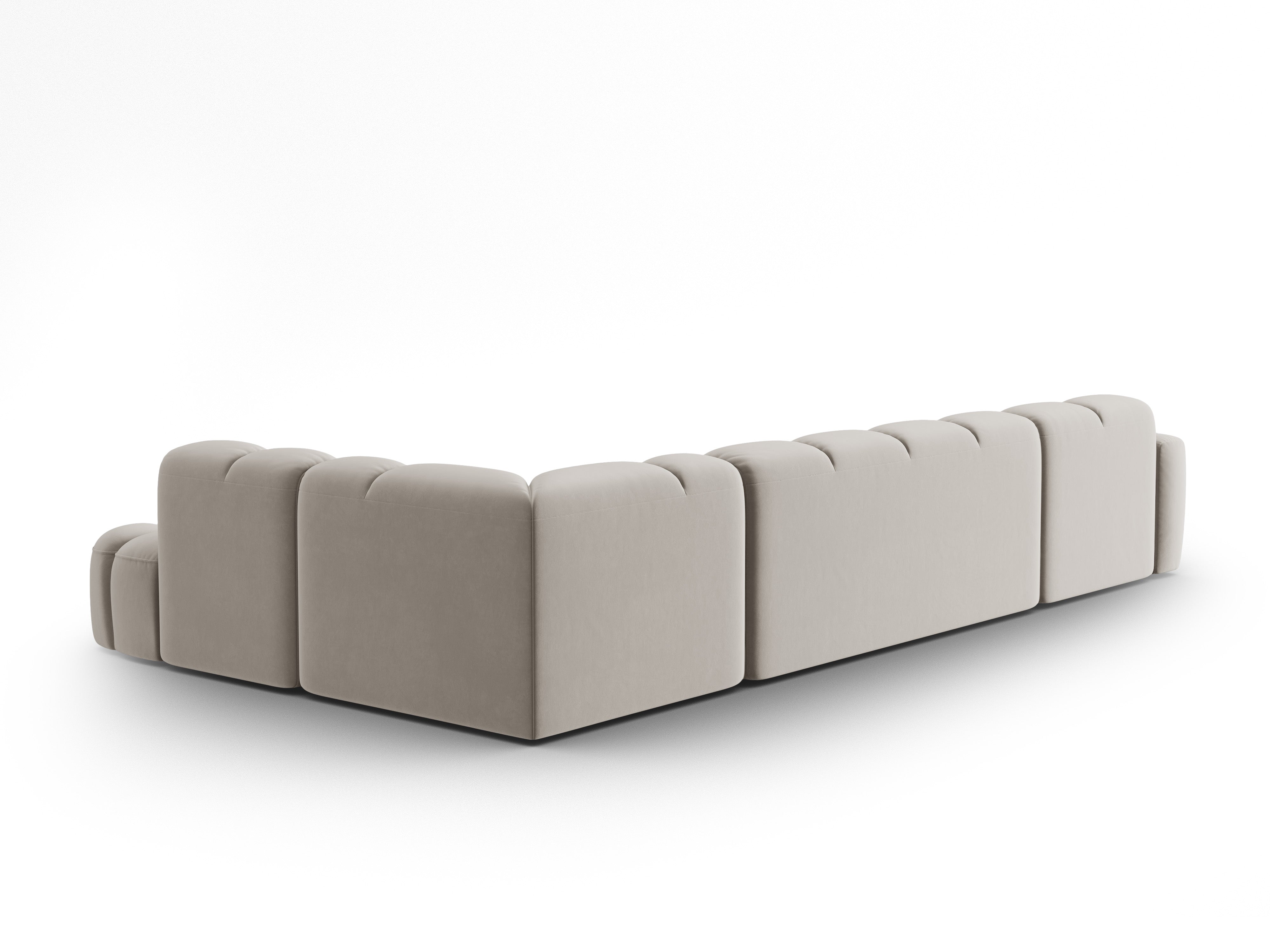 Ecksofa Lisa 387x234cm, Material: Samt