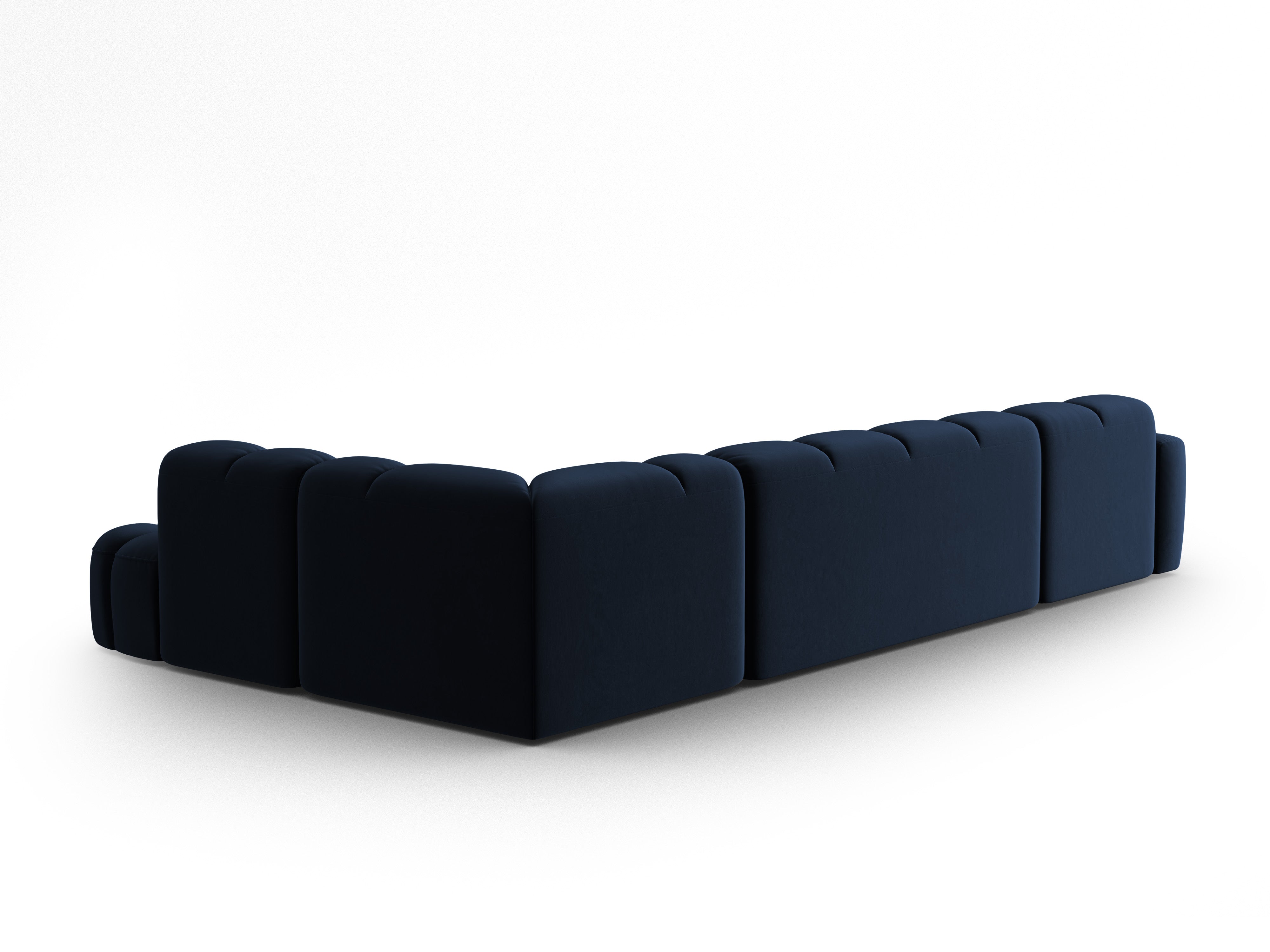 Ecksofa Lisa 387x234cm, Material: Samt