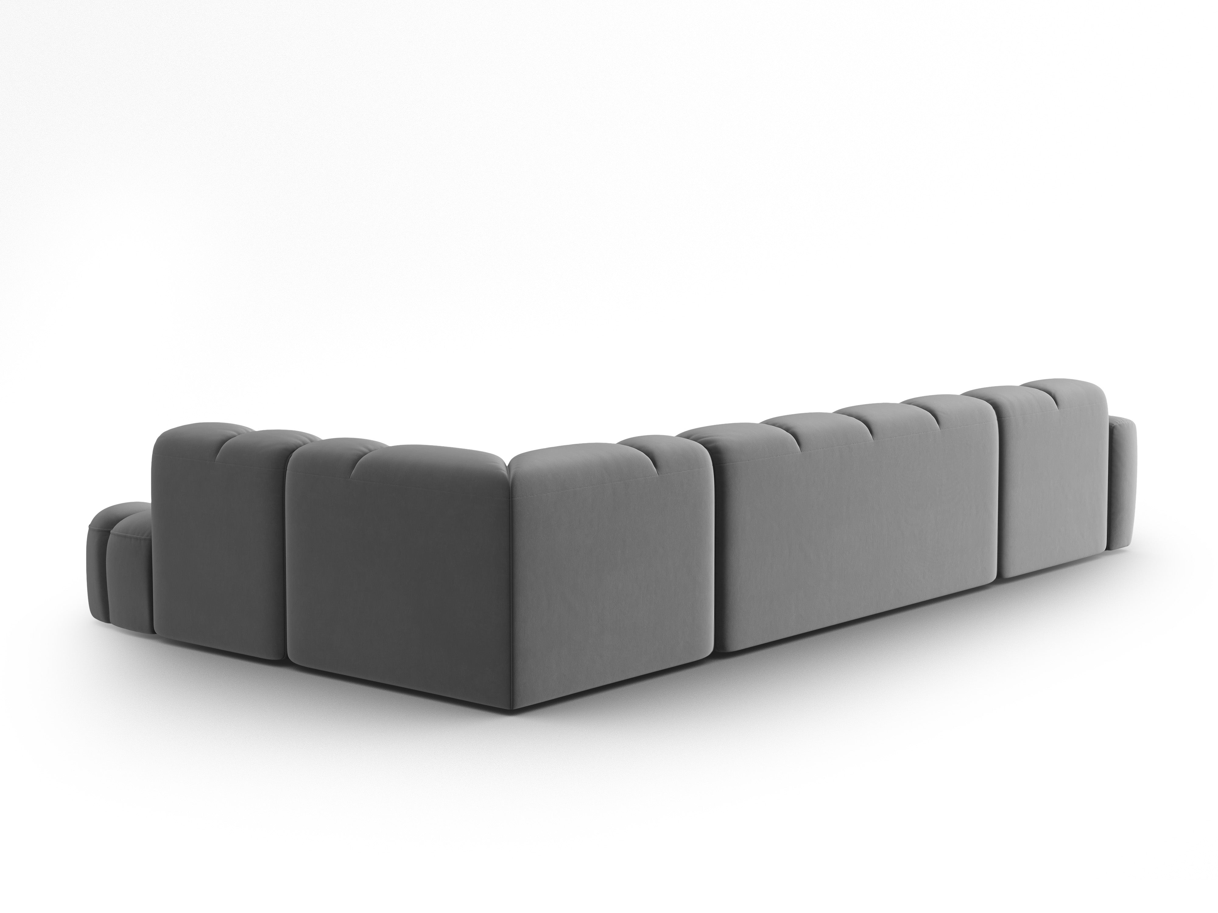 Ecksofa Lisa 387x234cm, Material: Samt