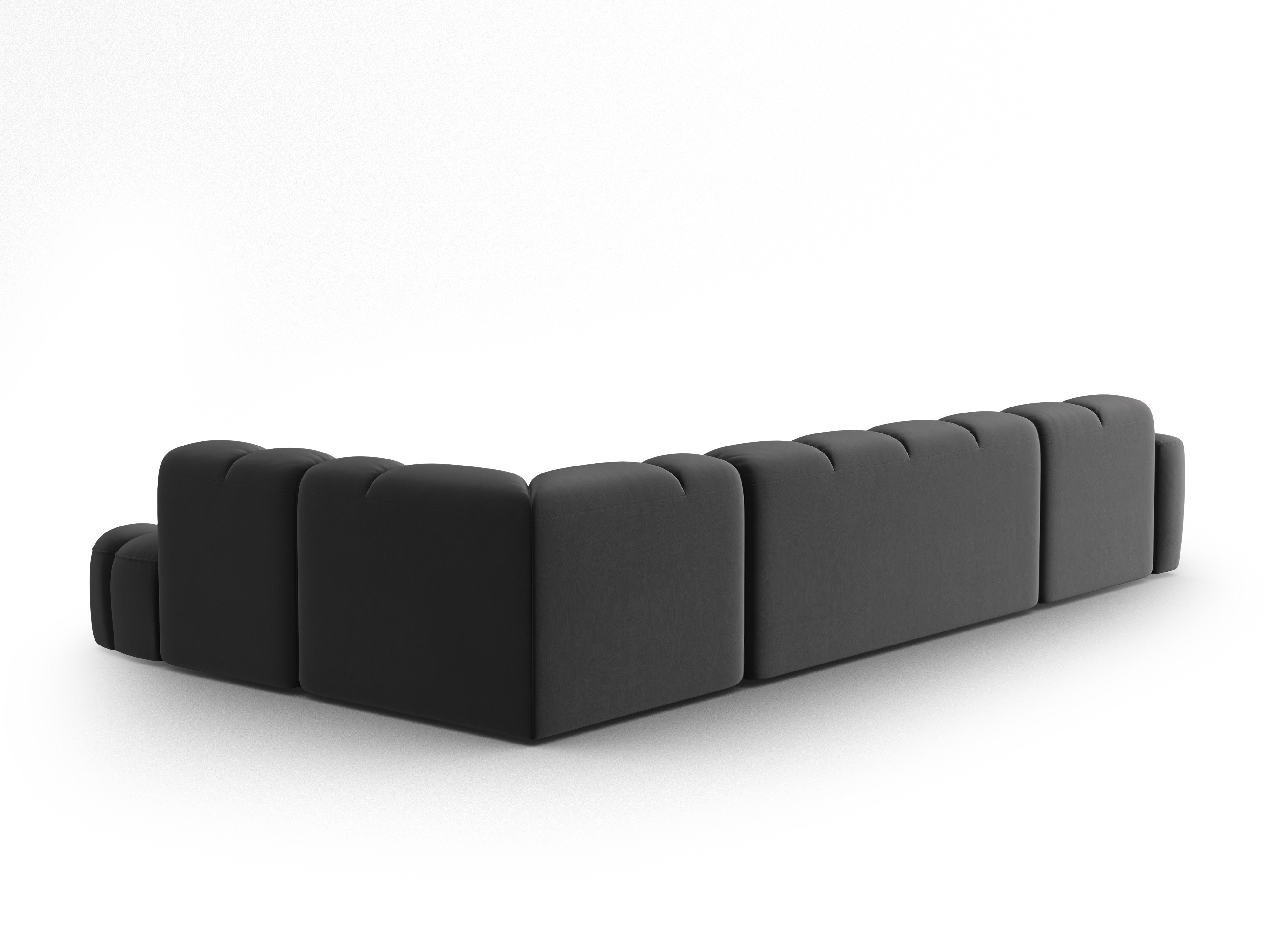 Ecksofa Lisa 387x234cm, Material: Samt