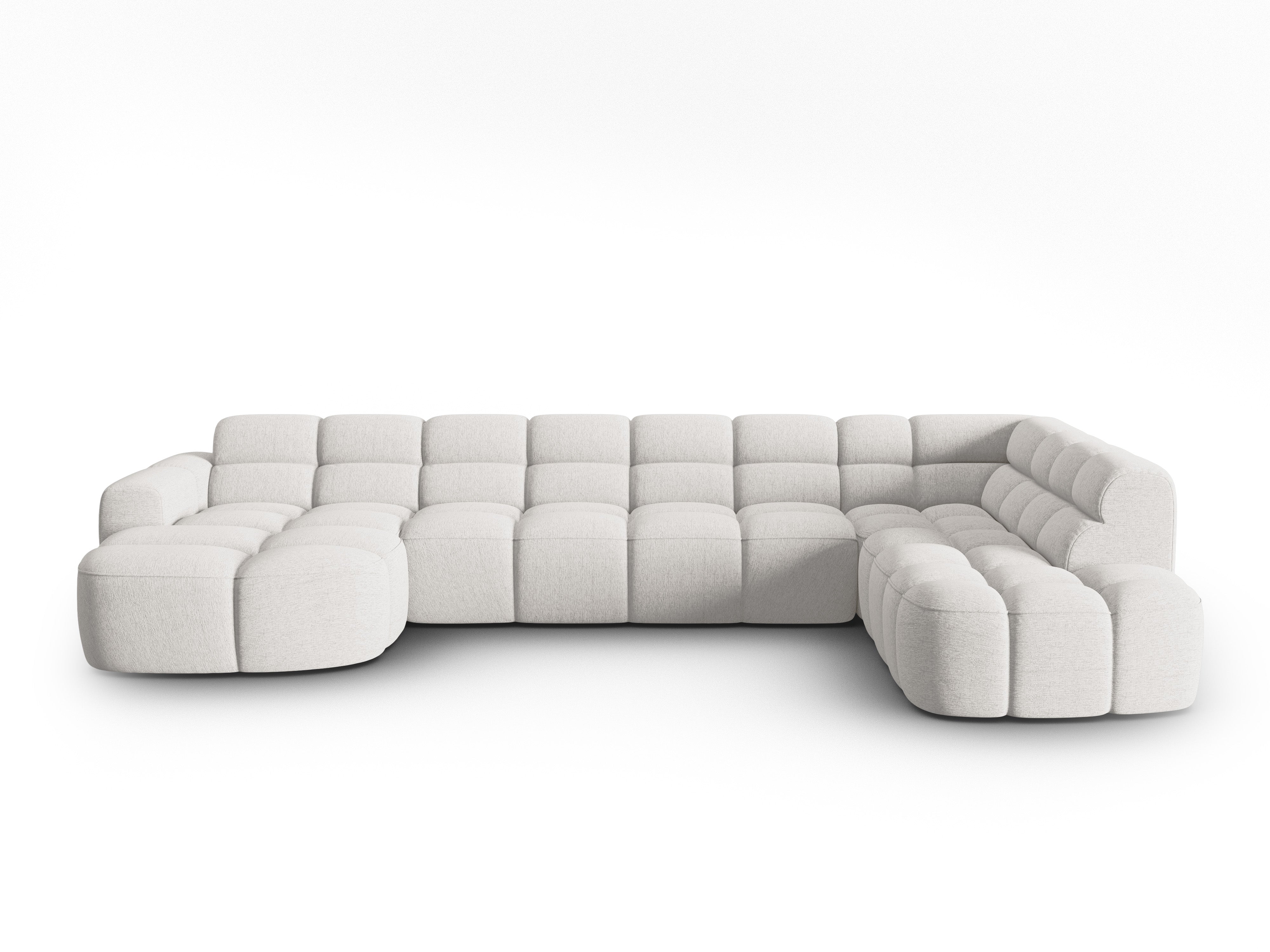 Ecksofa Lisa 387x234cm, Material: Strukturstoff