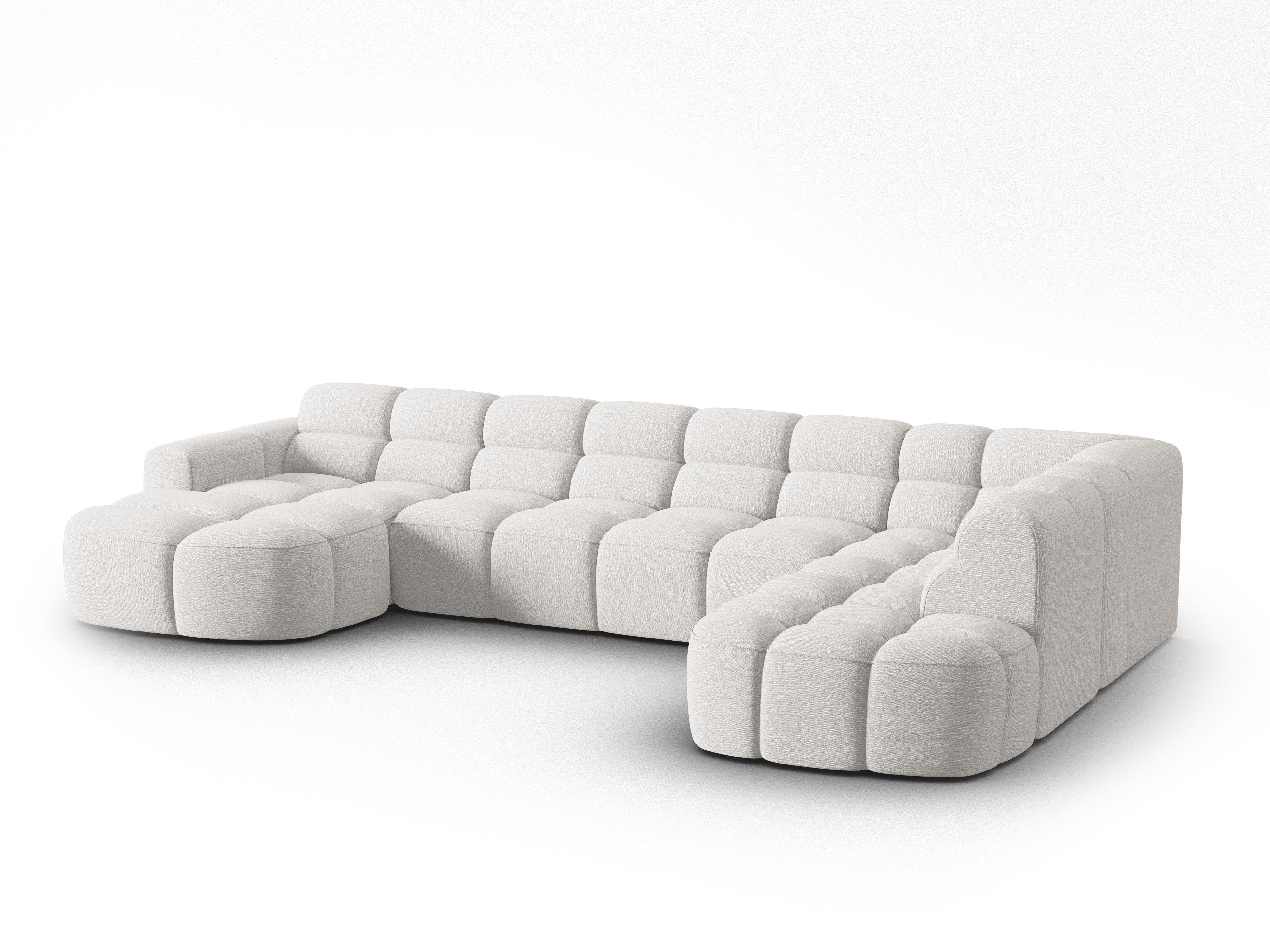 Ecksofa Lisa 387x234cm, Material: Strukturstoff