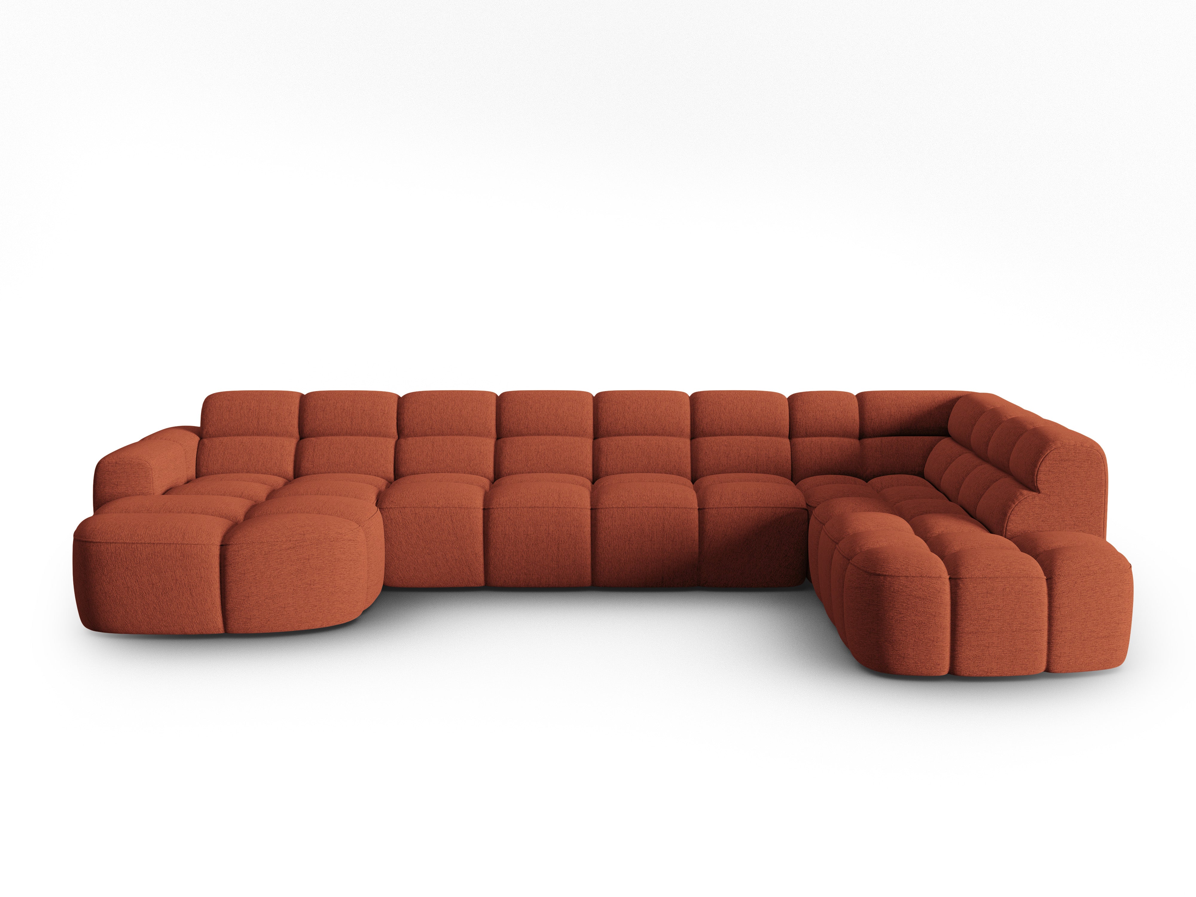 Ecksofa Lisa 387x234cm, Material: Strukturstoff