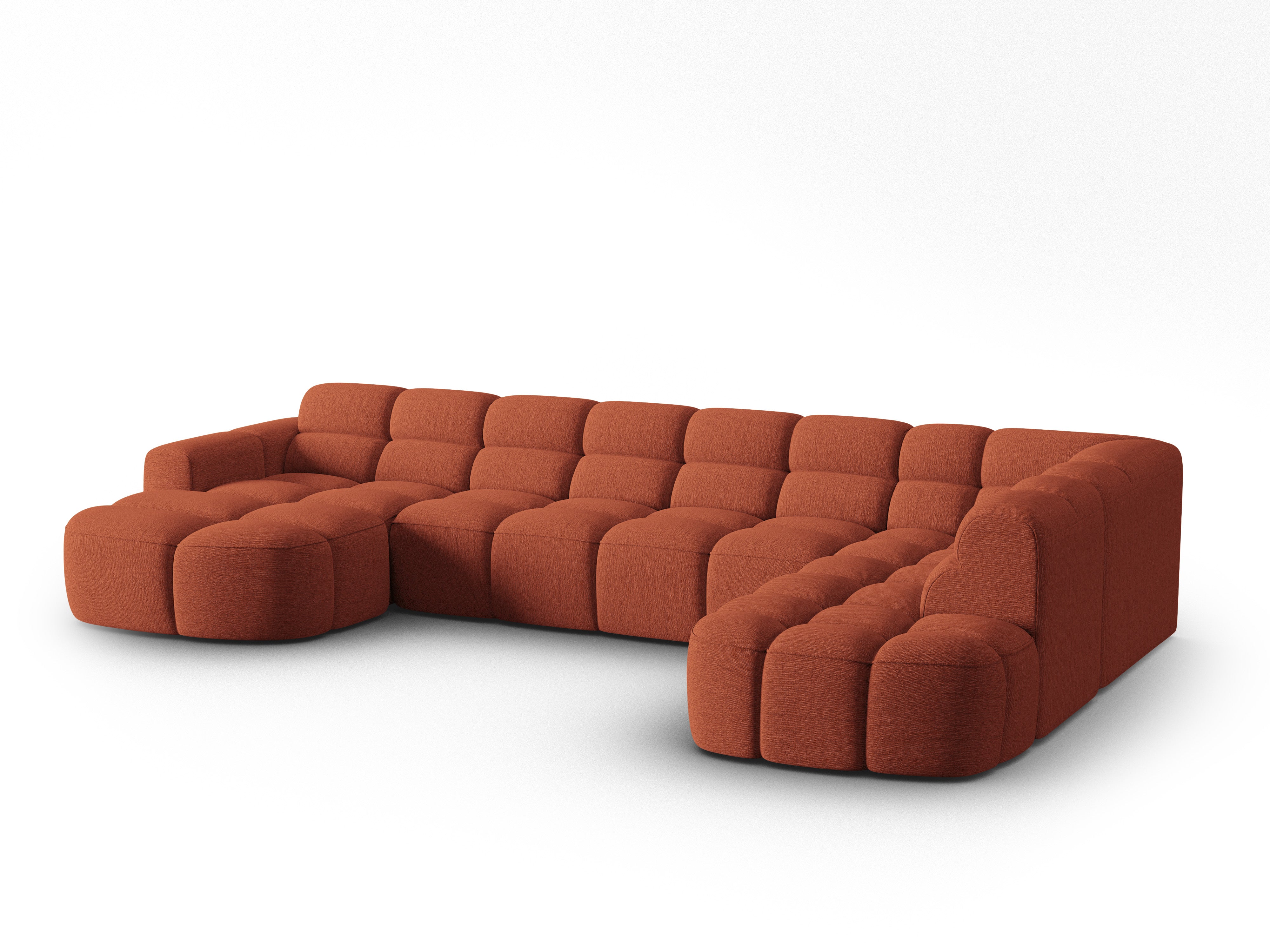 Ecksofa Lisa 387x234cm, Material: Strukturstoff