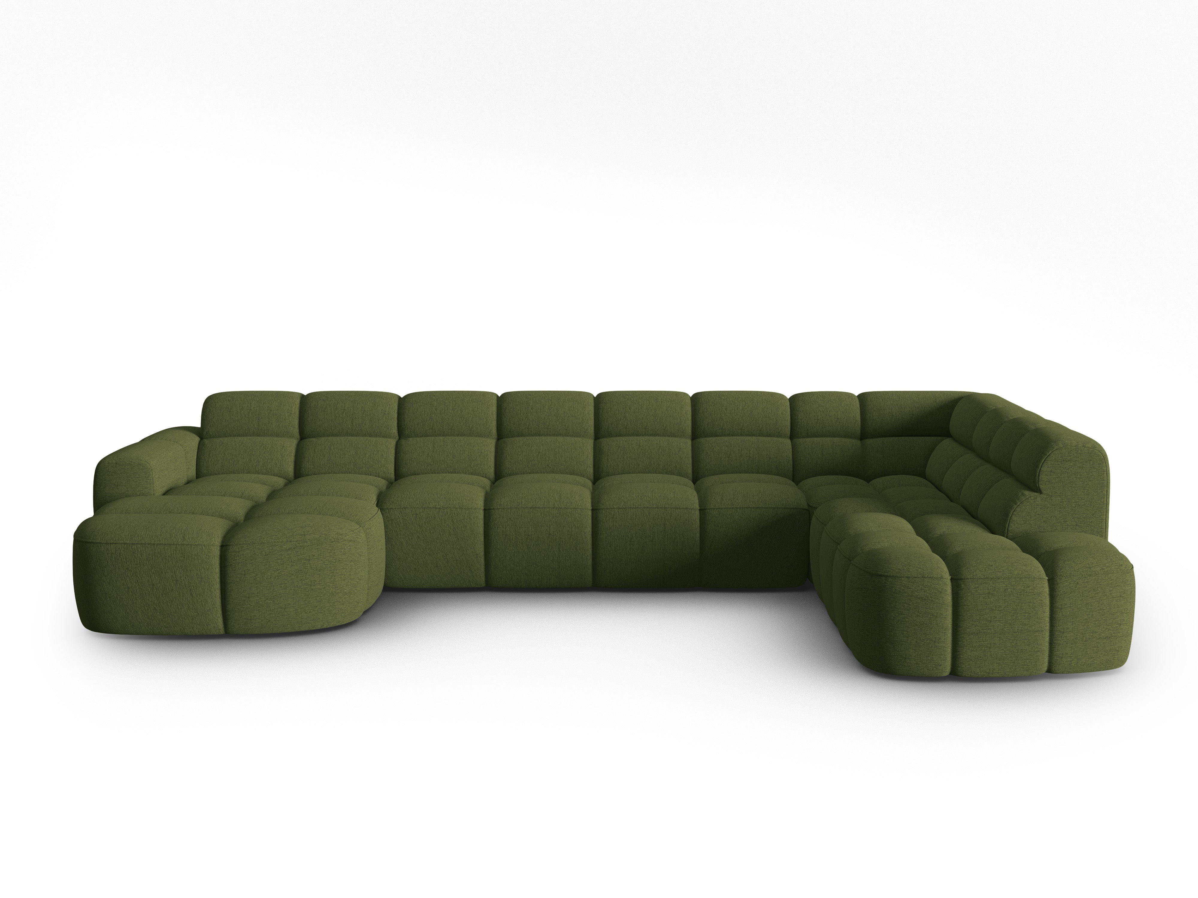 Ecksofa Lisa 387x234cm, Material: Strukturstoff