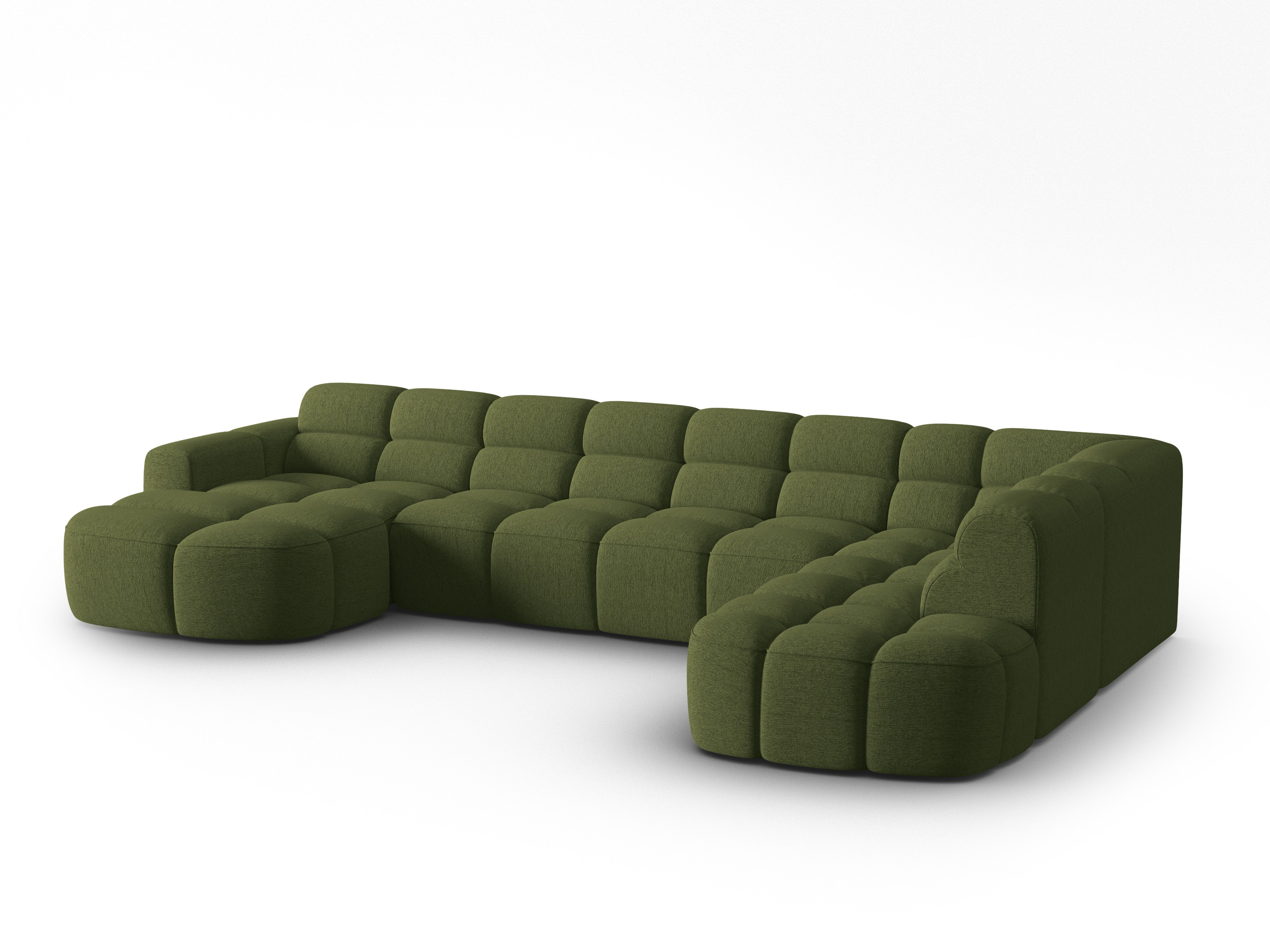 Ecksofa Lisa 387x234cm, Material: Strukturstoff