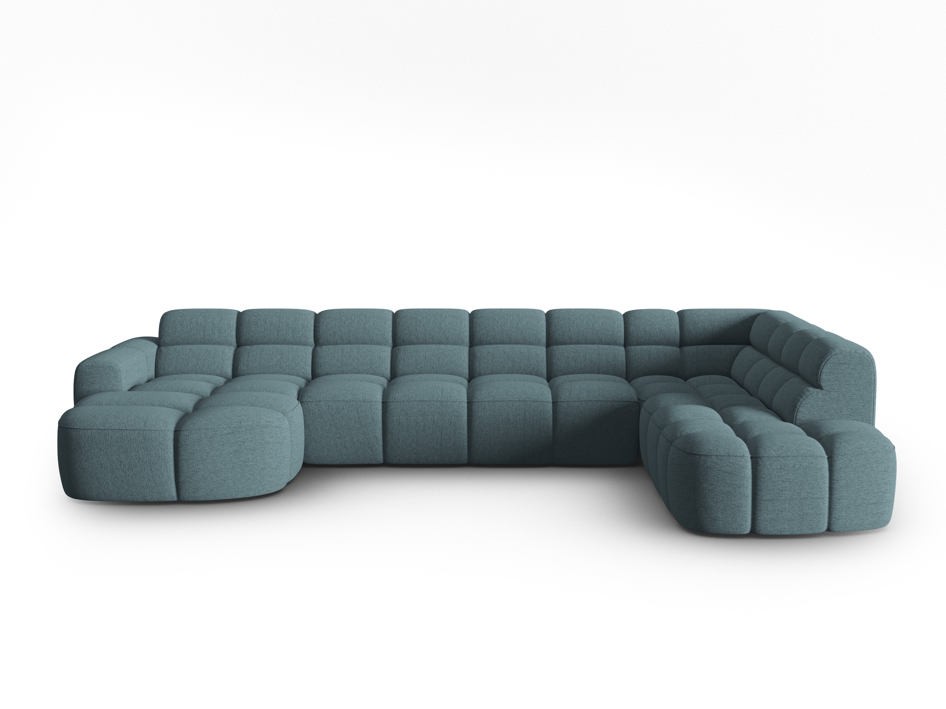 Ecksofa Lisa 387x234cm, Material: Strukturstoff