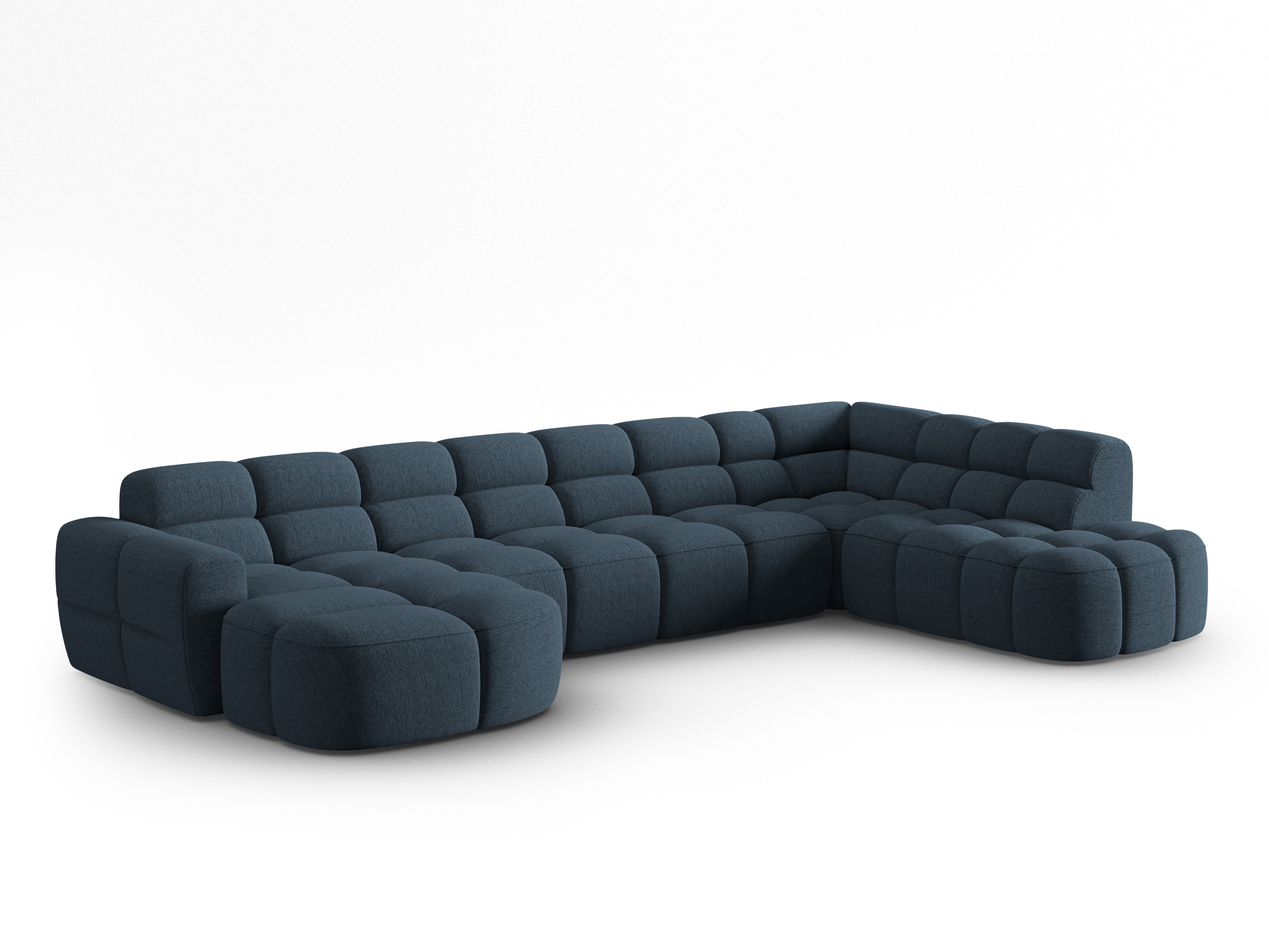 Ecksofa Lisa 387x234cm, Material: Strukturstoff