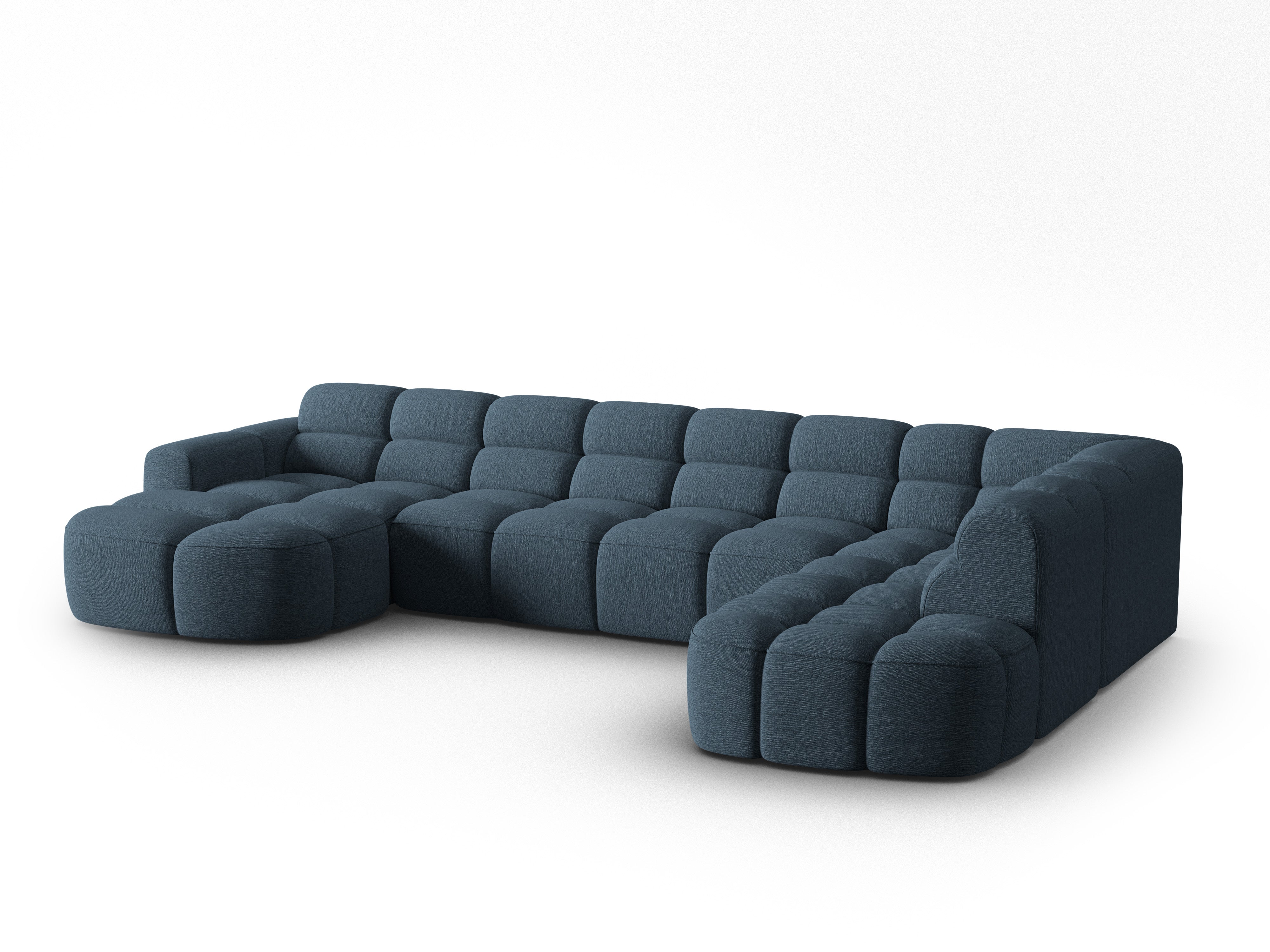 Ecksofa Lisa 387x234cm, Material: Strukturstoff