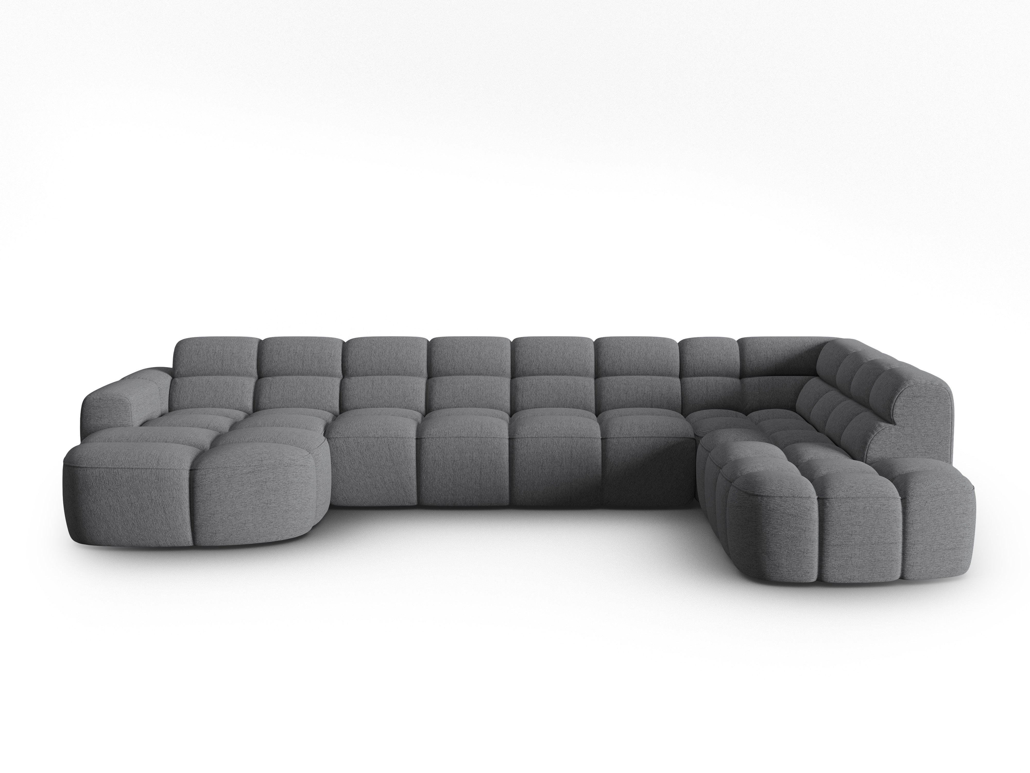 Ecksofa Lisa 387x234cm, Material: Strukturstoff