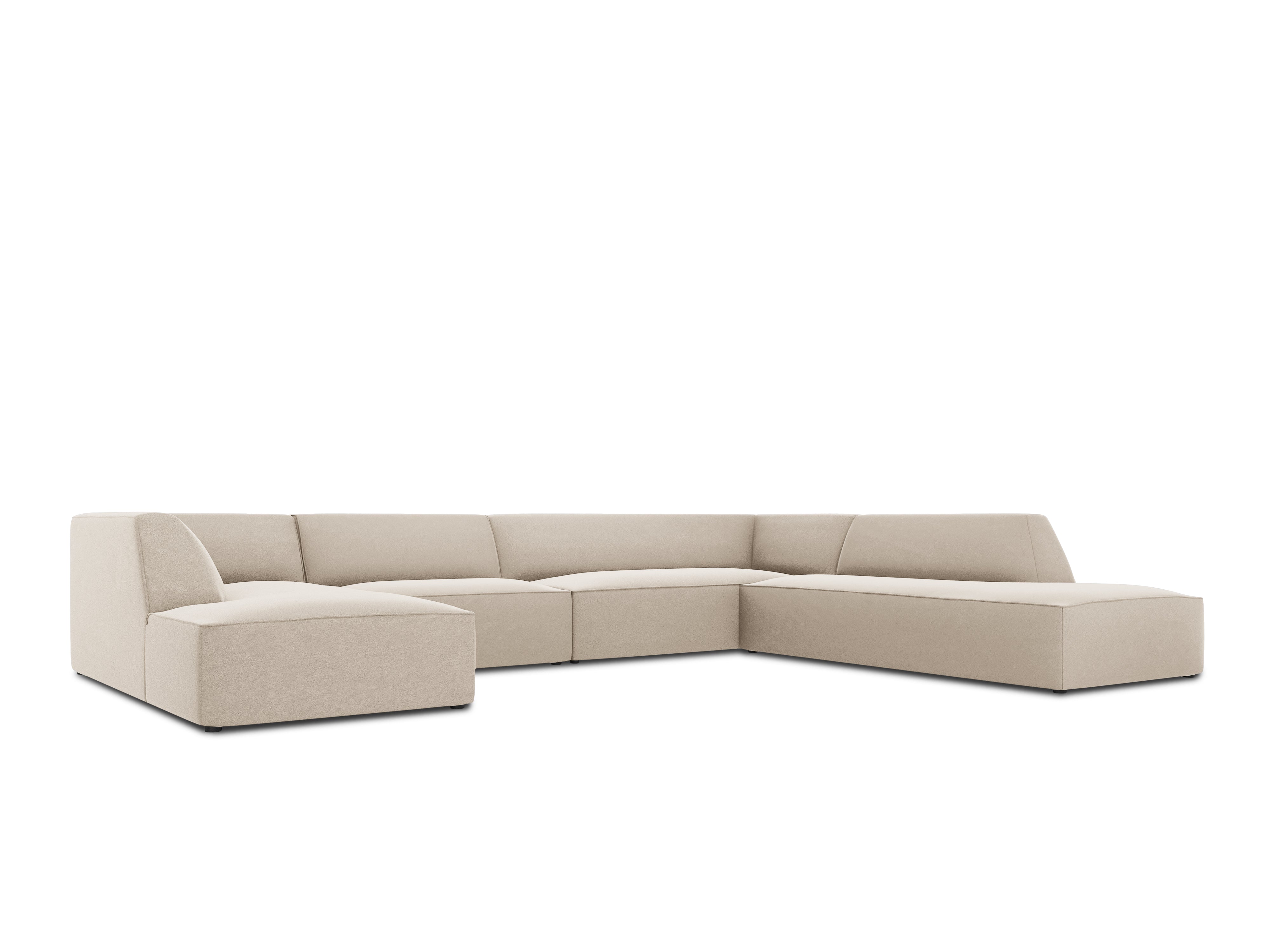 Ecksofa Ruby, 7 Sitze, 366x273cm, Material: Samt