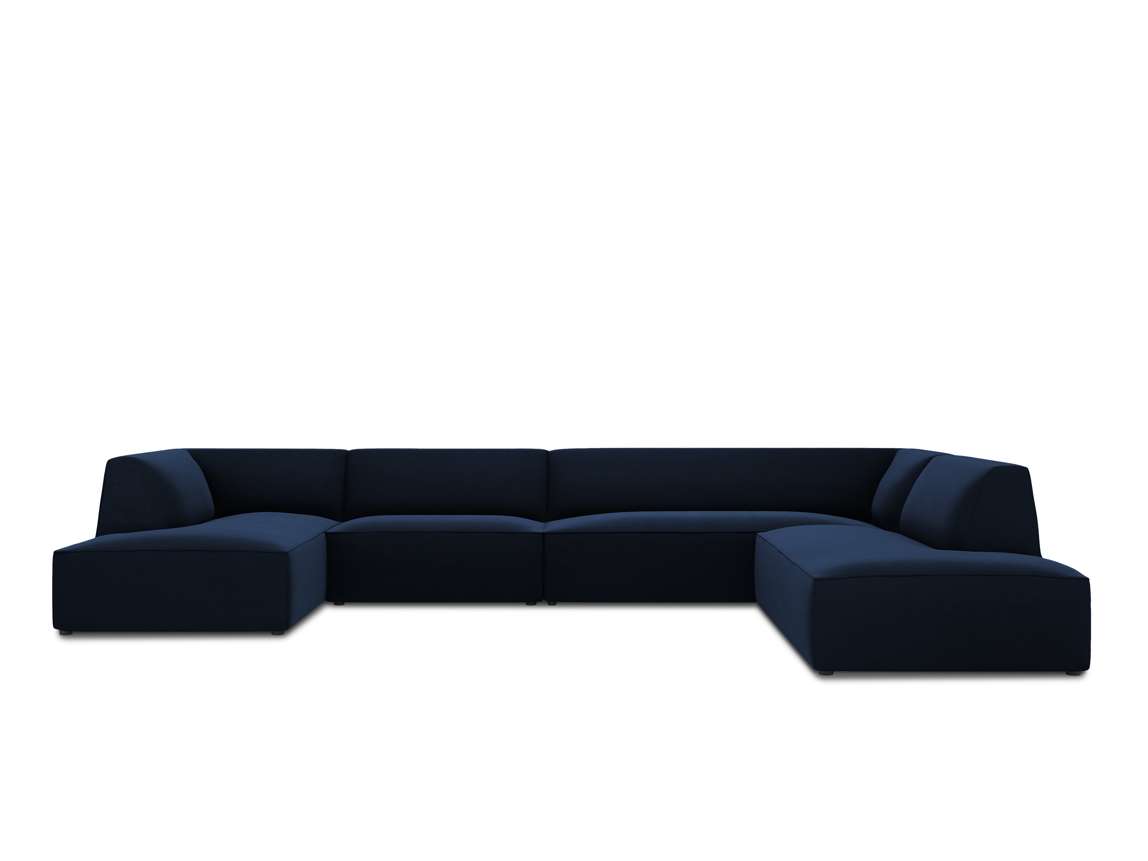 Ecksofa Ruby, 7 Sitze, 366x273cm, Material: Samt
